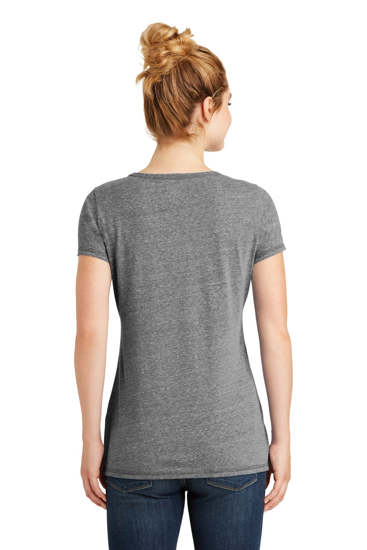 New Era Women's Tri-Blend Performance Scoop Tee. LNEA130 Corporate Apparel Shirts & Tops