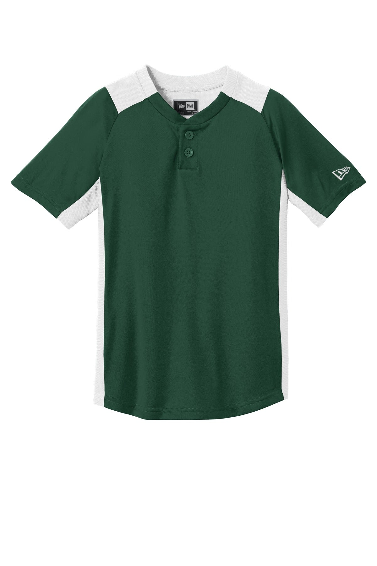 New Era Youth Diamond Era 2-Button Jersey. YNEA221 Corporate Apparel Shirts & Tops