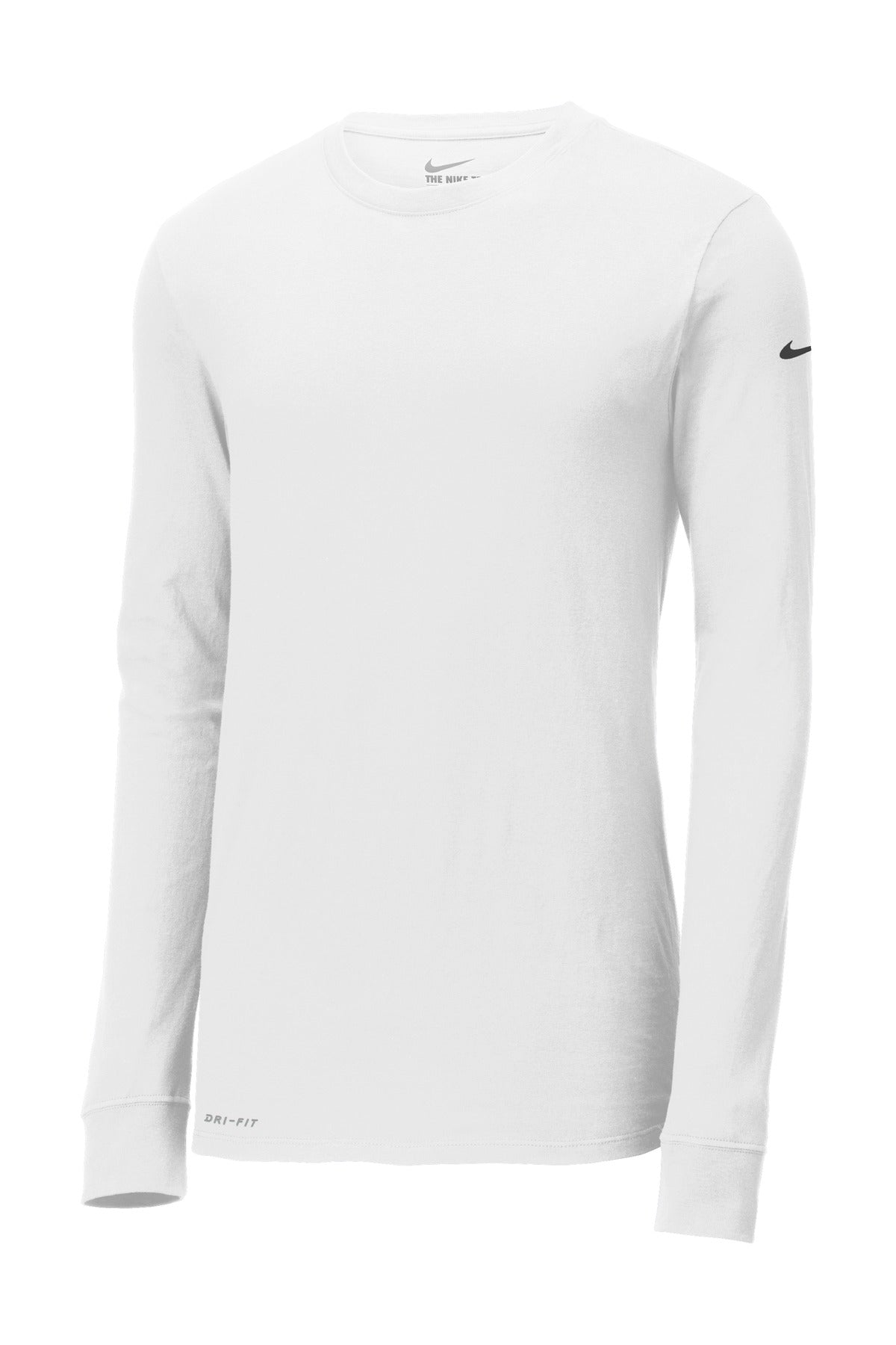 Nike Men's Dri-FIT Cotton/Poly Long Sleeve Tee Shirt. NKBQ5230 Corporate Apparel Shirts & Tops