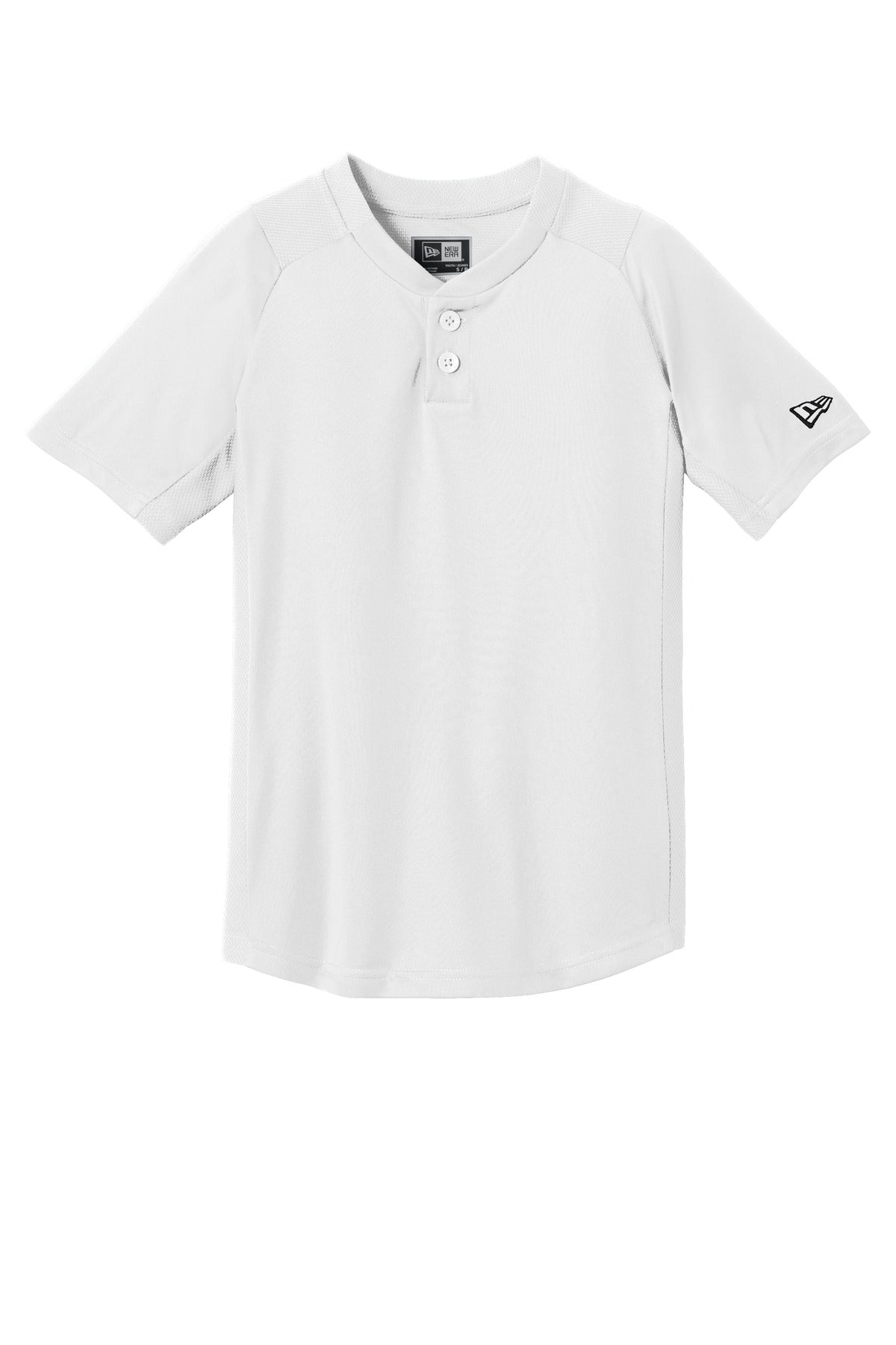 New Era Youth Diamond Era 2-Button Jersey. YNEA221 Corporate Apparel Shirts & Tops