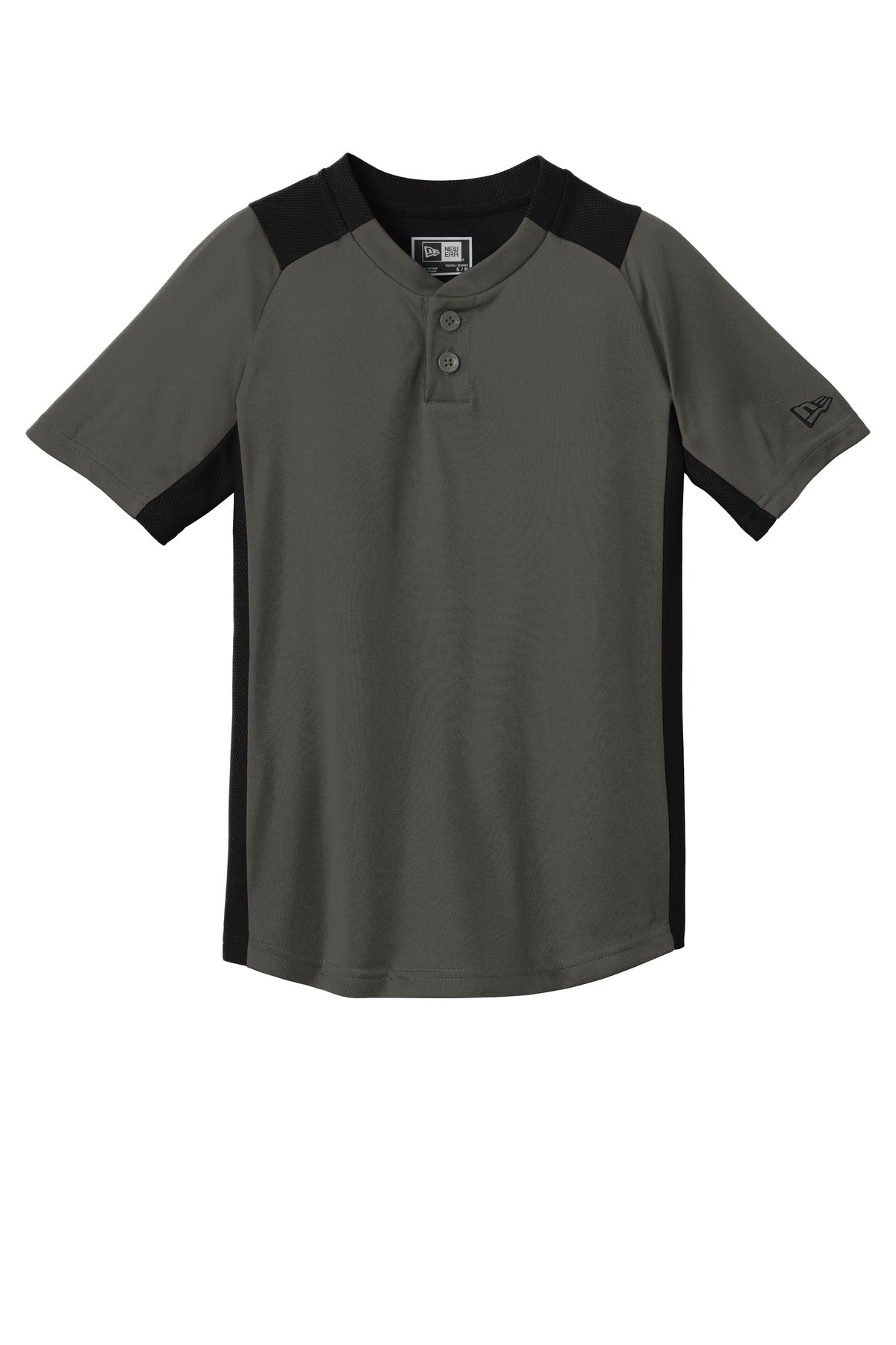 New Era Youth Diamond Era 2-Button Jersey. YNEA221 Corporate Apparel Shirts & Tops