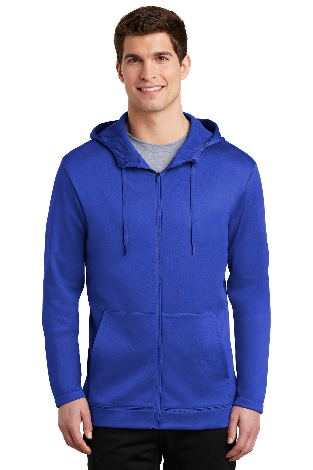 Nike Men's Therma-FIT Full-Zip Fleece Hoodie. NKAH6259 Corporate Apparel Sweatshirts & Fleece