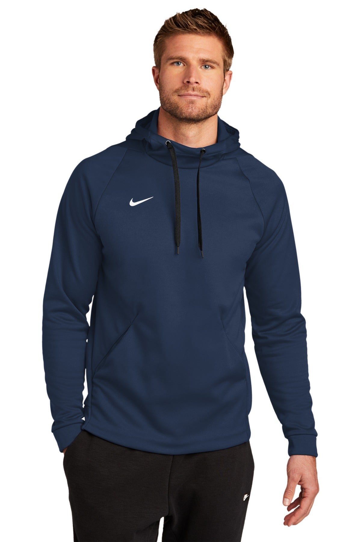 Nike Men's Therma-FIT Pullover Fleece Hoodie. CN9473 Corporate Apparel Sweatshirts & Fleece
