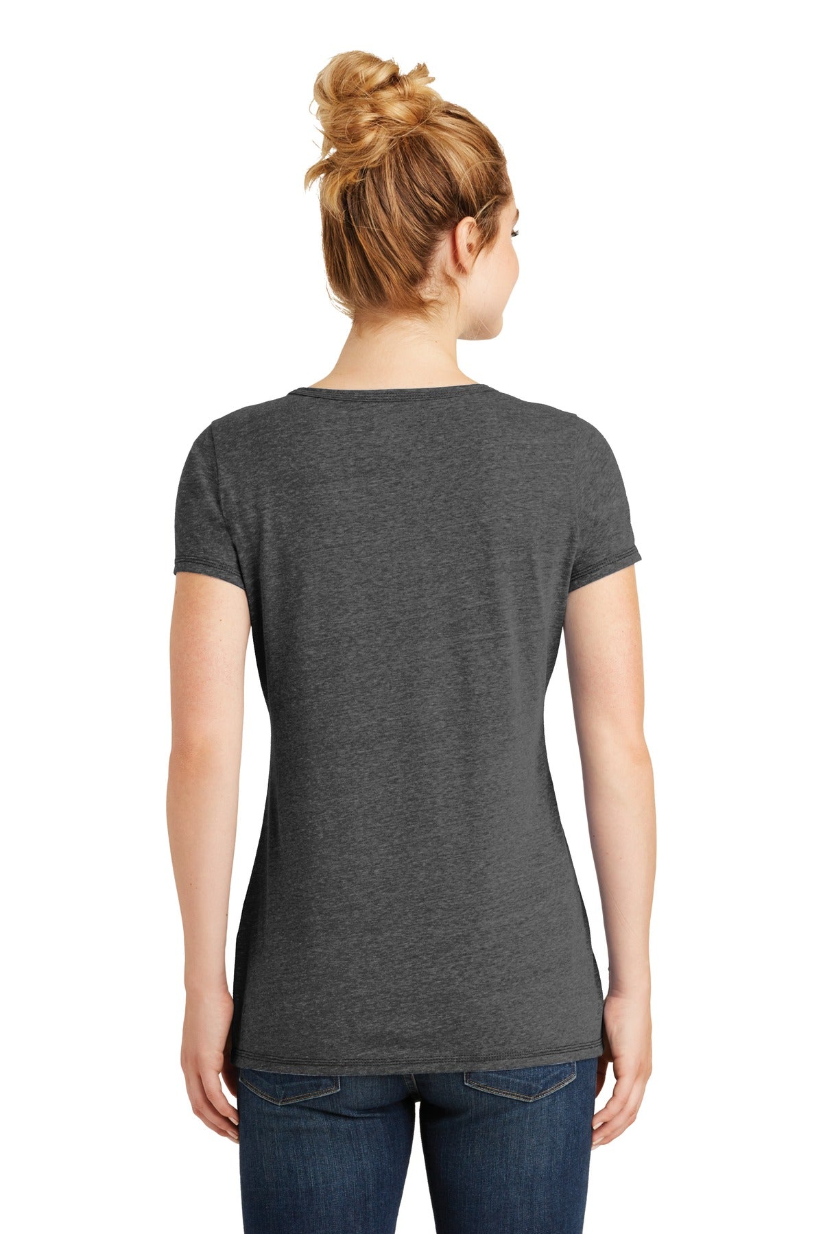 New Era Women's Tri-Blend Performance Scoop Tee. LNEA130 Corporate Apparel Shirts & Tops