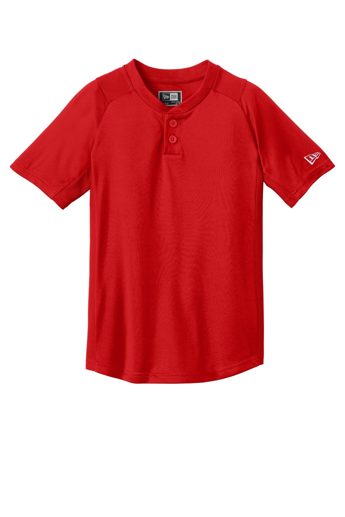 New Era Youth Diamond Era 2-Button Jersey. YNEA221 Corporate Apparel Shirts & Tops