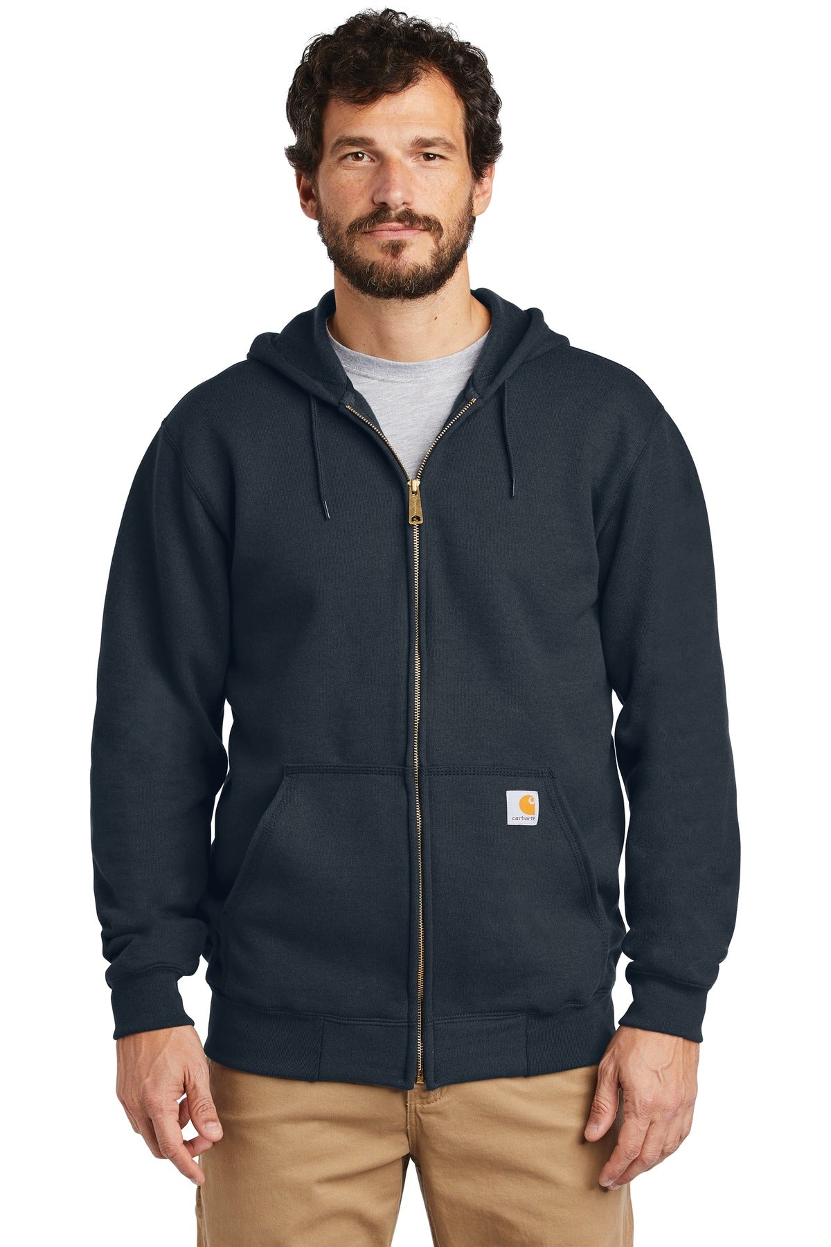 Carhartt Men's Midweight Hooded Zip-Front Sweatshirt CTK122 Corporate Apparel Sweatshirts & Fleece