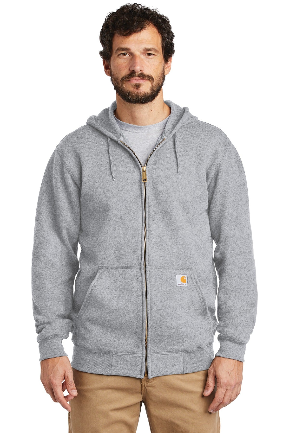 Carhartt Men's Midweight Hooded Zip-Front Sweatshirt CTK122 Corporate Apparel Sweatshirts & Fleece