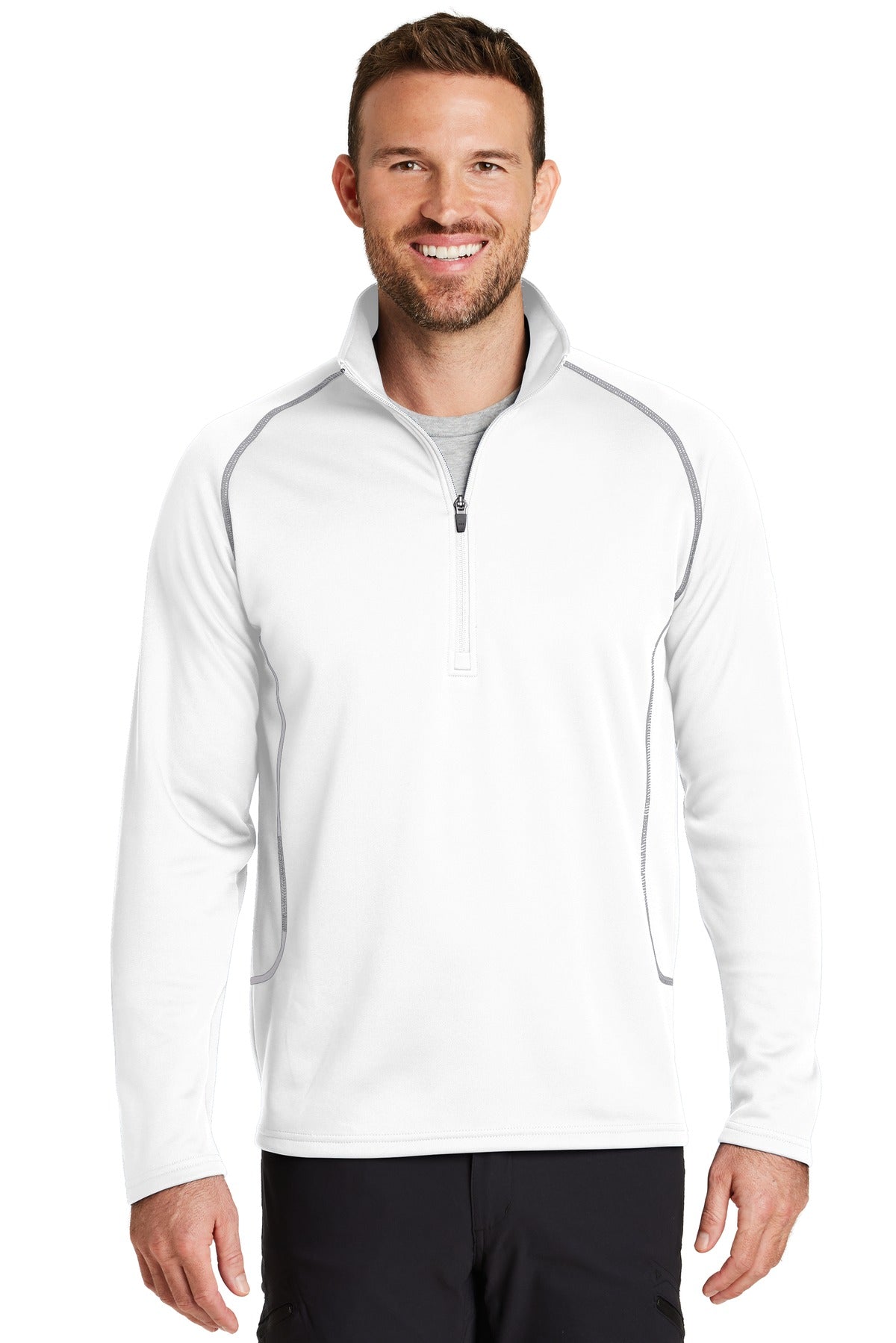 Eddie Bauer Men's Smooth Fleece 1/2-Zip. EB236 Corporate Apparel Sweatshirts & Fleece