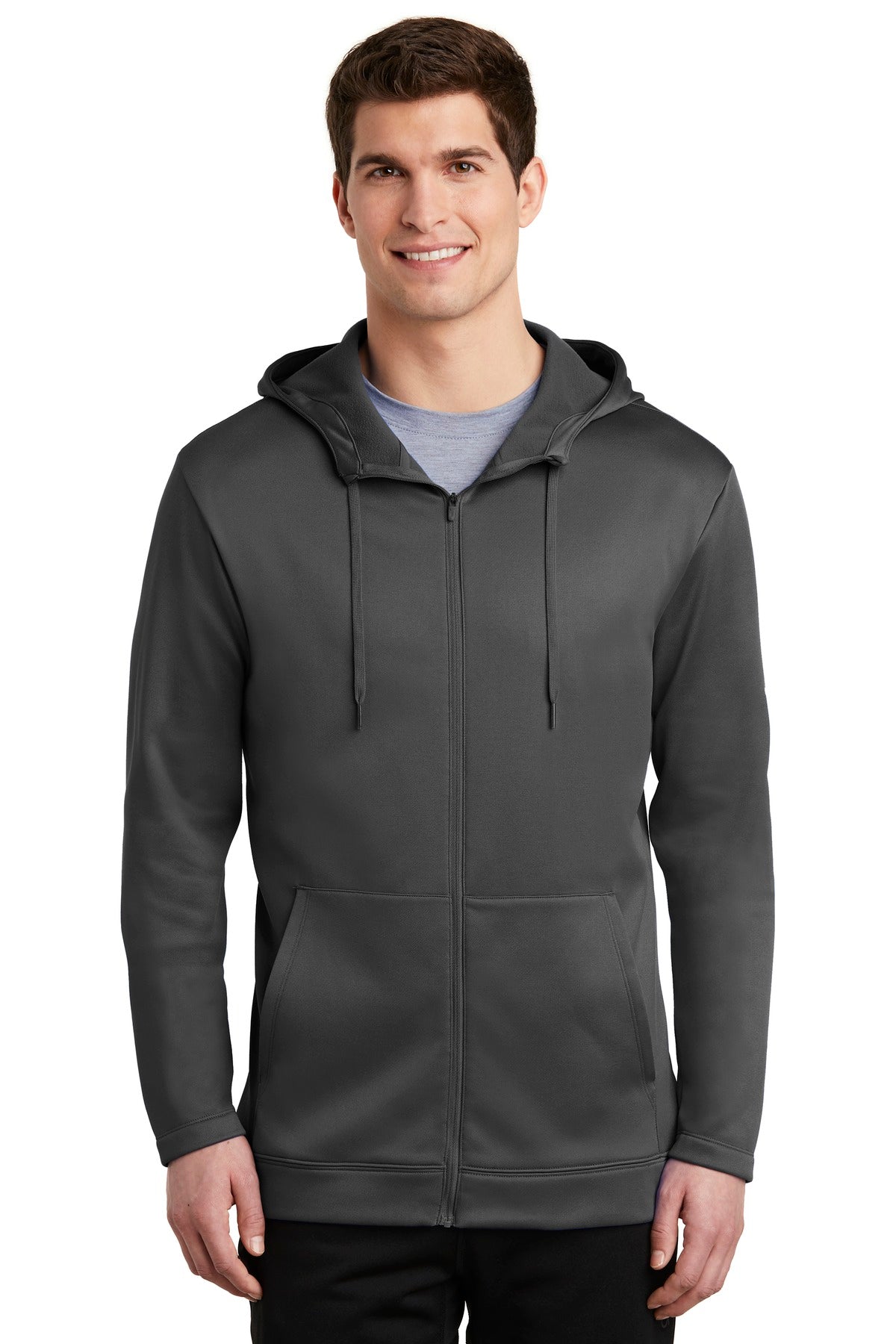 Nike Men's Therma-FIT Full-Zip Fleece Hoodie. NKAH6259 Corporate Apparel Sweatshirts & Fleece