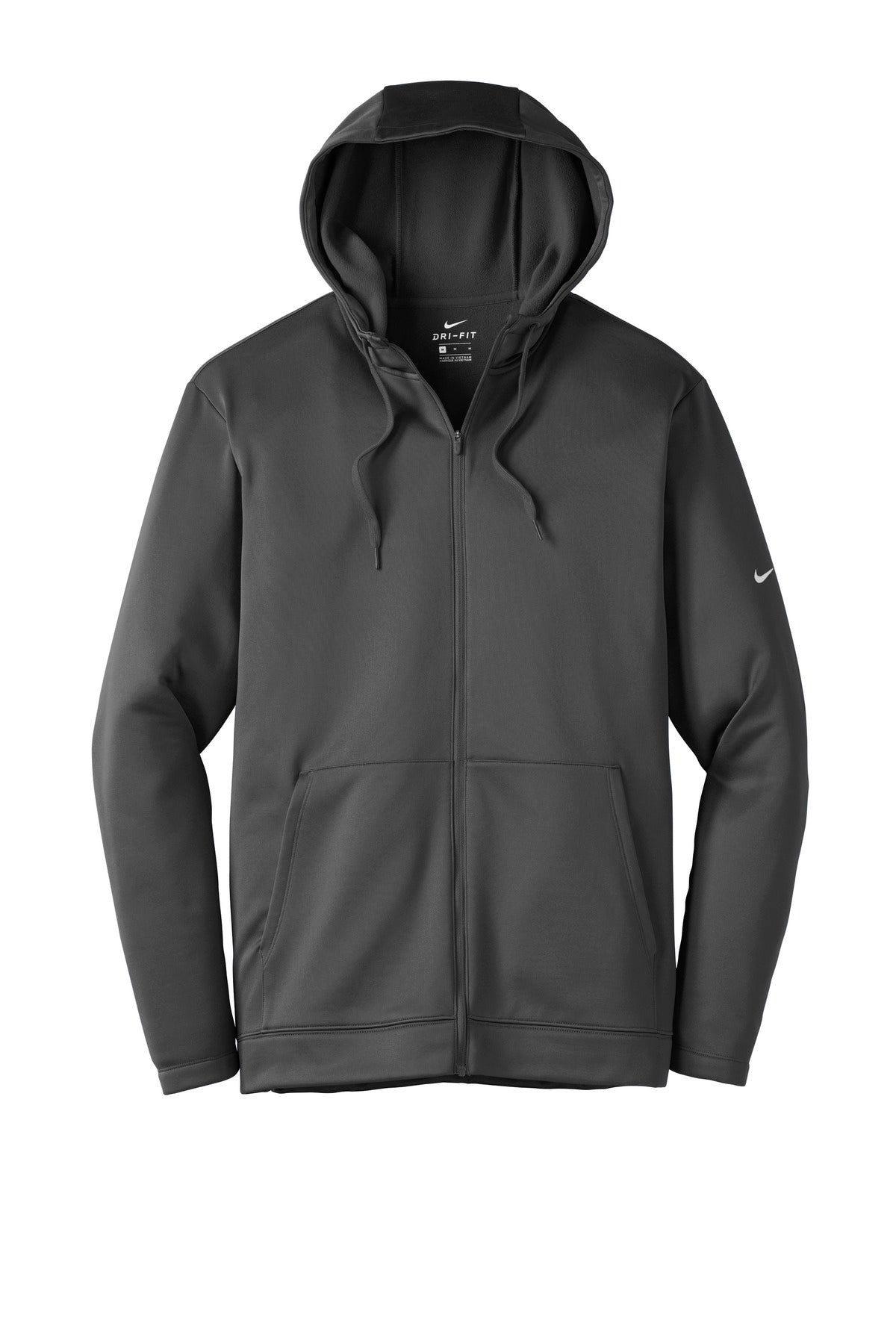 Nike Men's Therma-FIT Full-Zip Fleece Hoodie. NKAH6259 Corporate Apparel Sweatshirts & Fleece