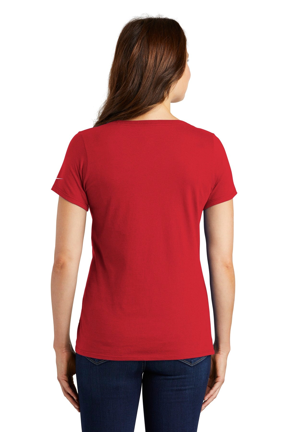 Nike Women's Core Cotton Scoop Neck Tee Shirt. NKBQ5236 Corporate Apparel Shirts & Tops
