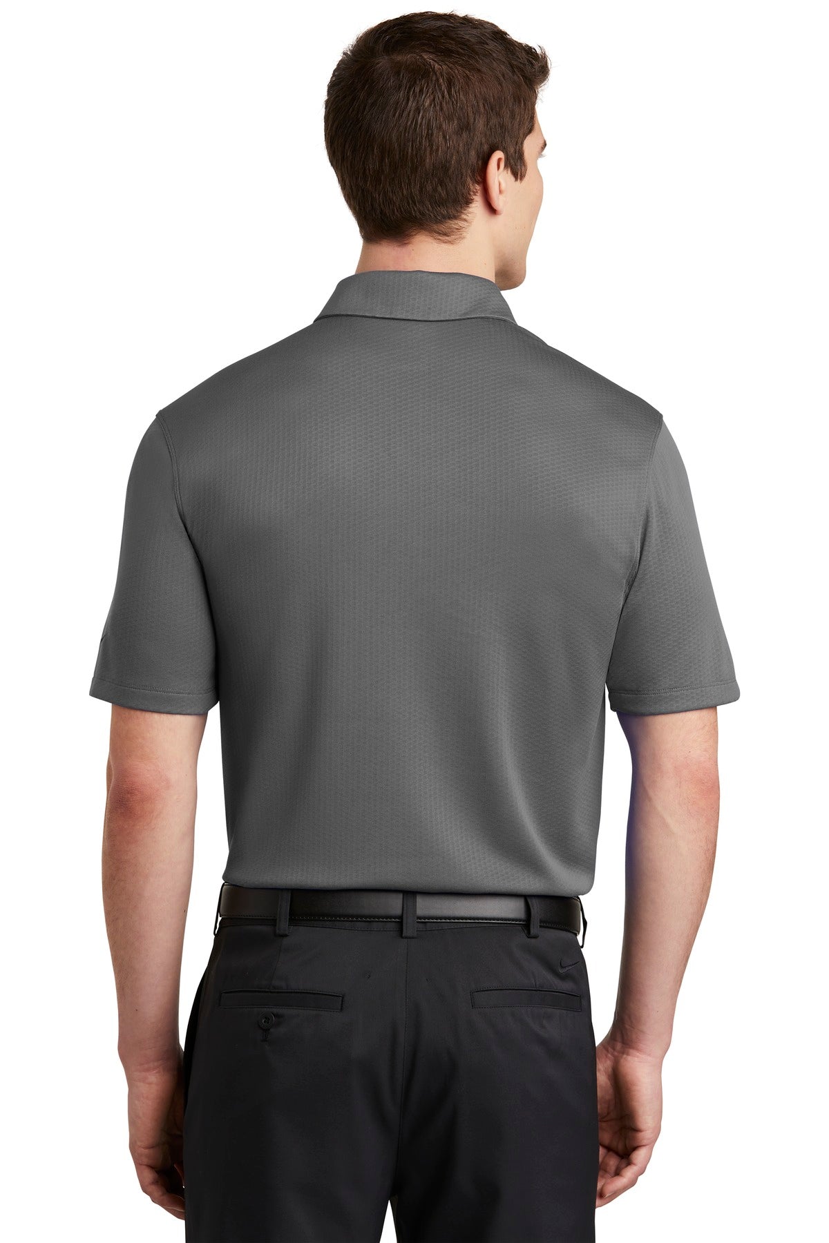 Nike Men's Dri-FIT Hex Textured Polo. NKAH6266 Corporate Apparel Shirts & Tops