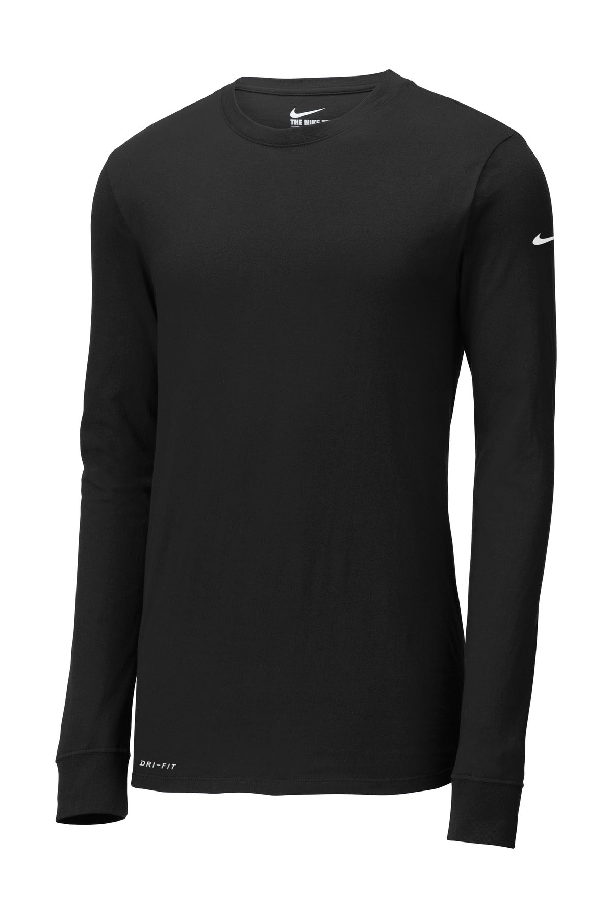 Nike Men's Dri-FIT Cotton/Poly Long Sleeve Tee Shirt. NKBQ5230 Corporate Apparel Shirts & Tops