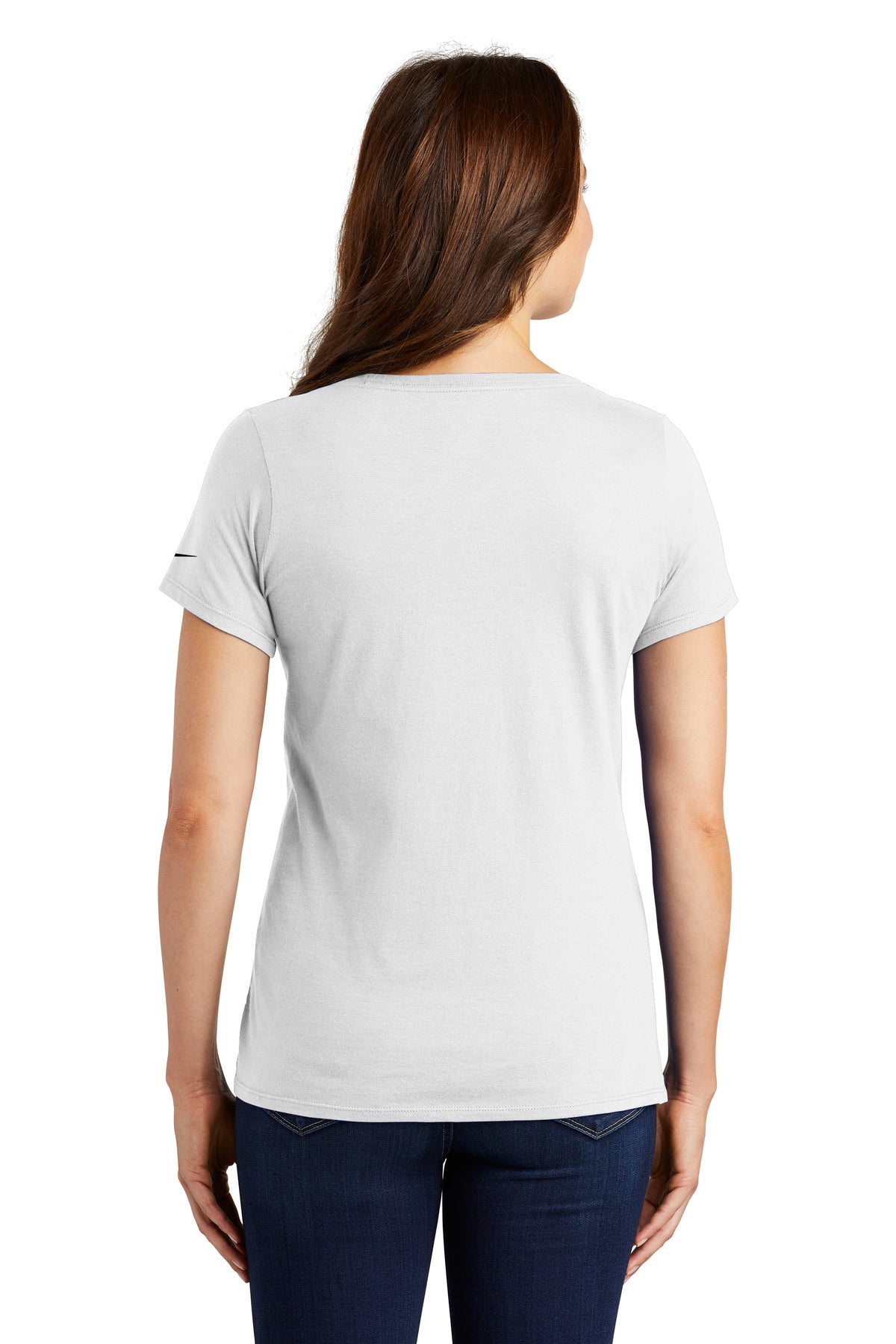Nike Women's Core Cotton Scoop Neck Tee Shirt. NKBQ5236 Corporate Apparel Shirts & Tops