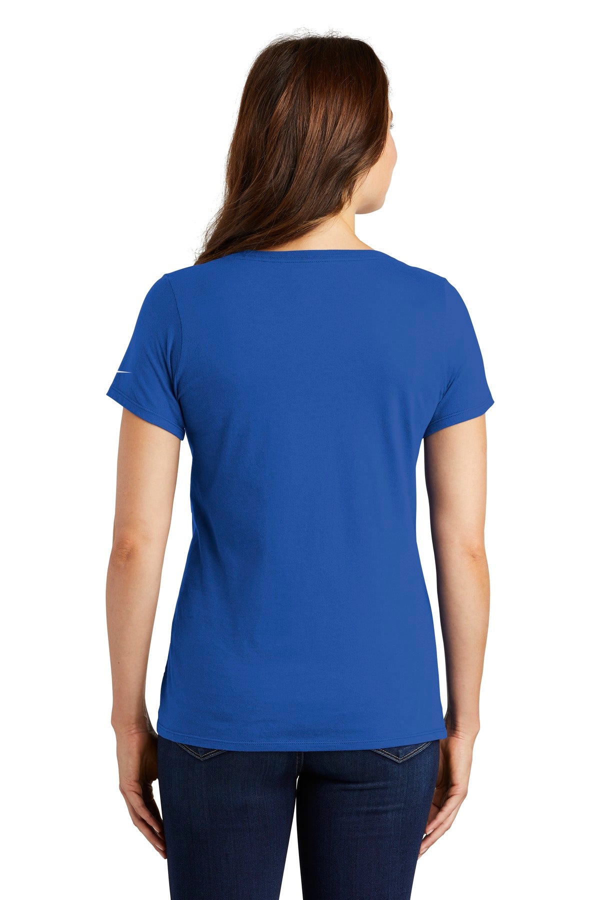 Nike Women's Core Cotton Scoop Neck Tee Shirt. NKBQ5236 Corporate Apparel Shirts & Tops