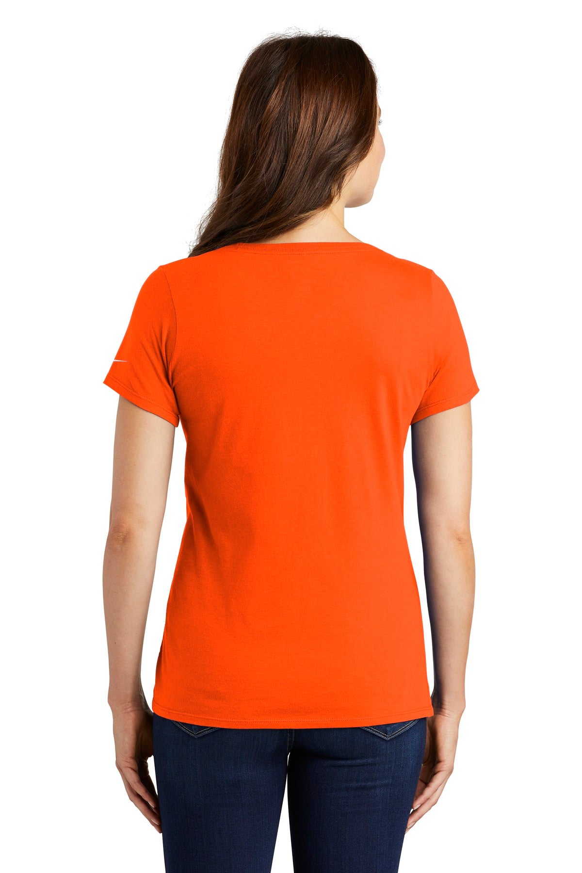 Nike Women's Core Cotton Scoop Neck Tee Shirt. NKBQ5236 Corporate Apparel Shirts & Tops