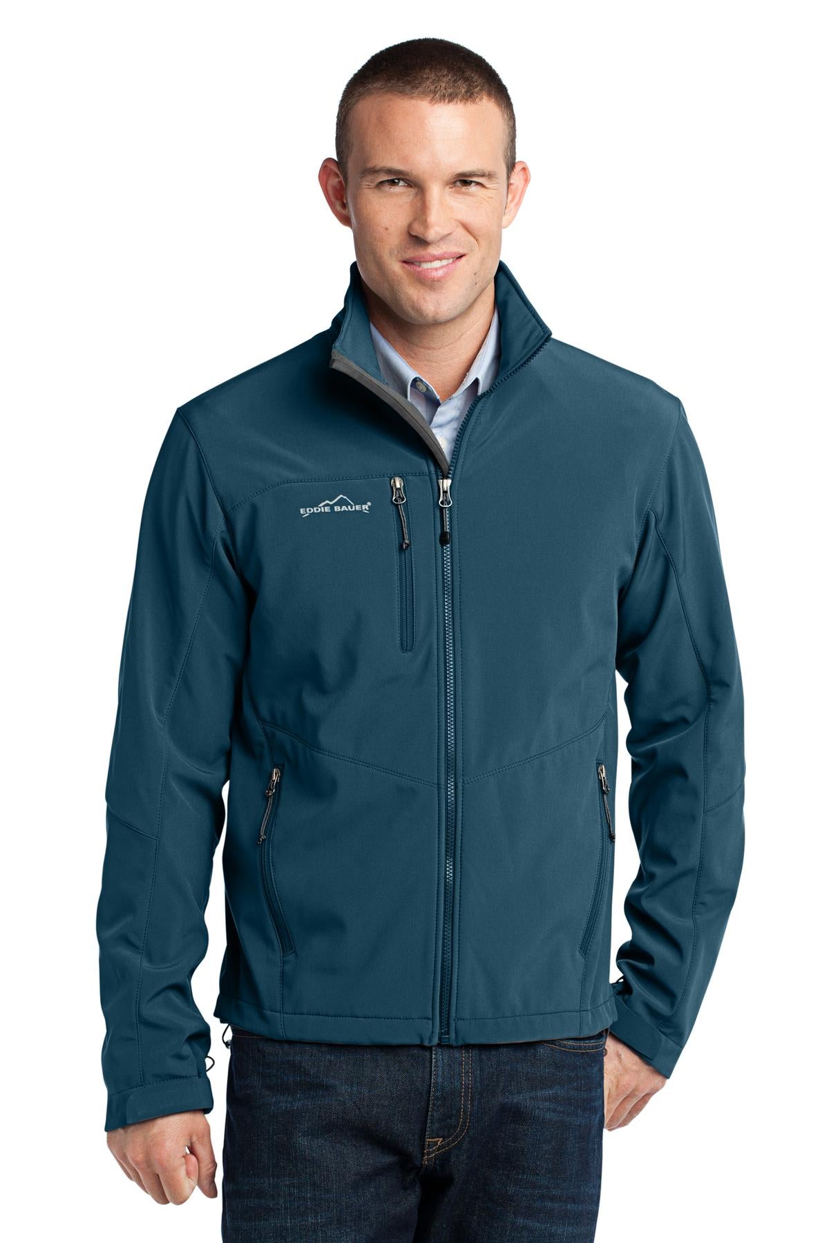 Eddie Bauer Men's Soft Shell Jacket. EB530 Corporate Apparel Jackets & Vests
