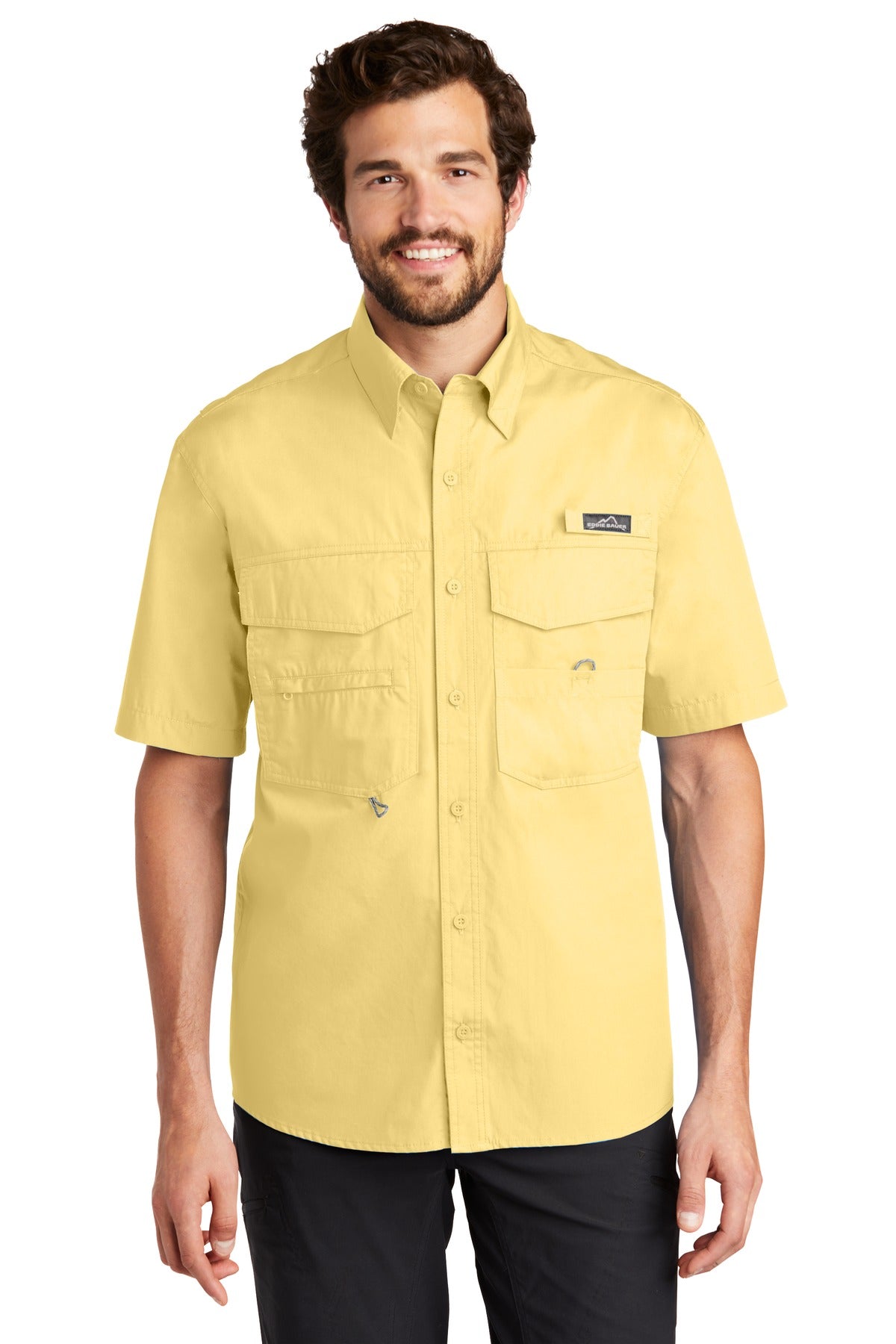 Eddie Bauer Men's Short Sleeve Fishing Shirt. EB608 Corporate Apparel Shirts & Tops