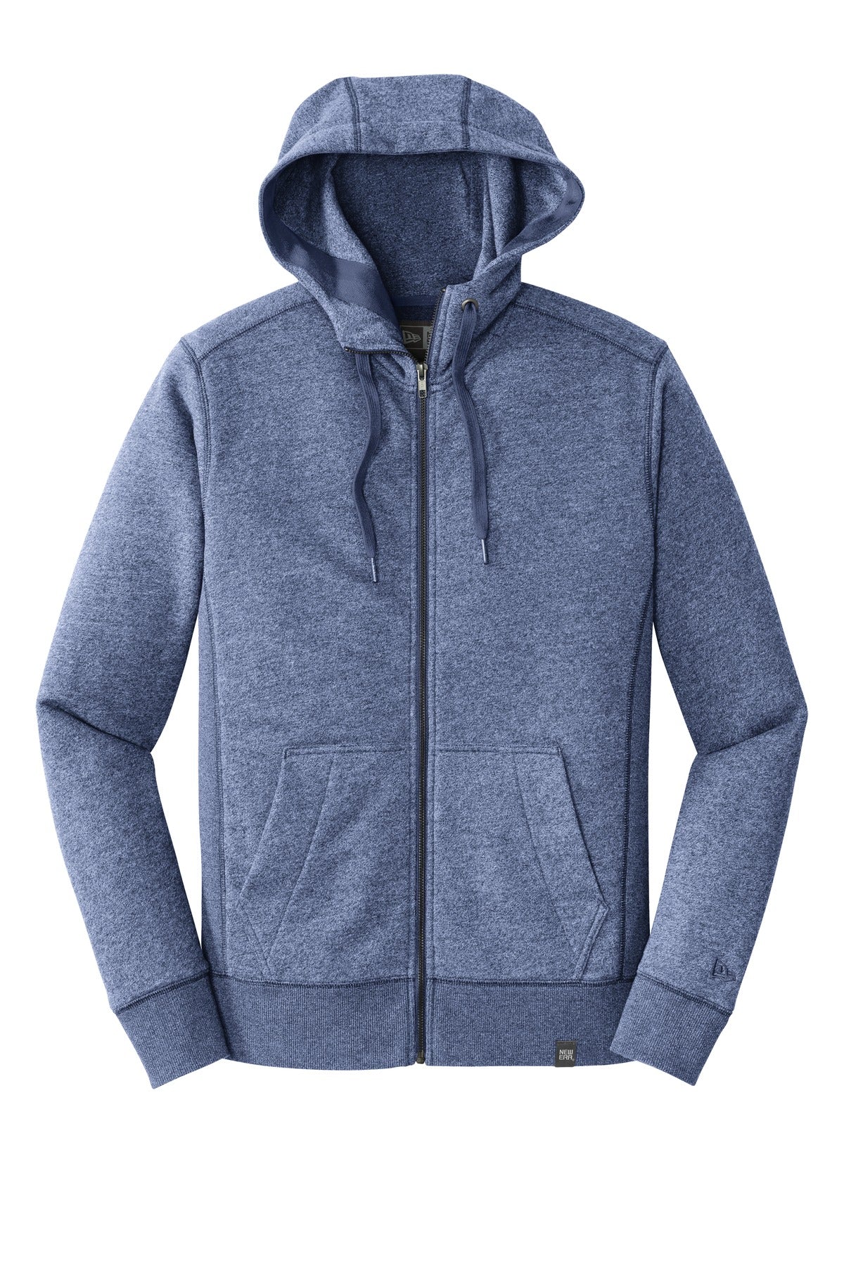 New Era Men's French Terry Full-Zip Hoodie. NEA502 Corporate Apparel Sweatshirts & Fleece