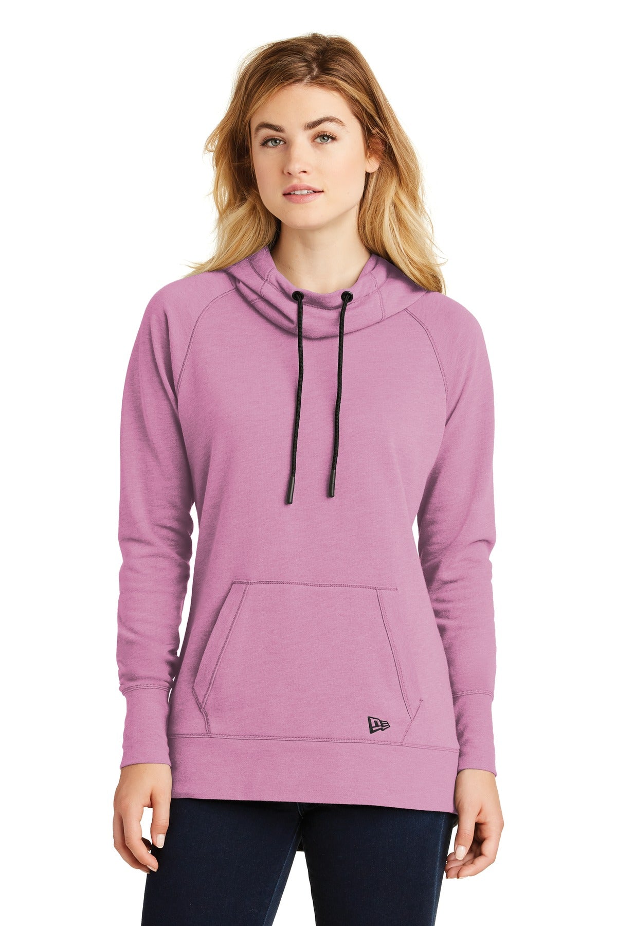 New Era Women's Tri-Blend Fleece Pullover Hoodie. LNEA510 Corporate Apparel Sweatshirts & Fleece