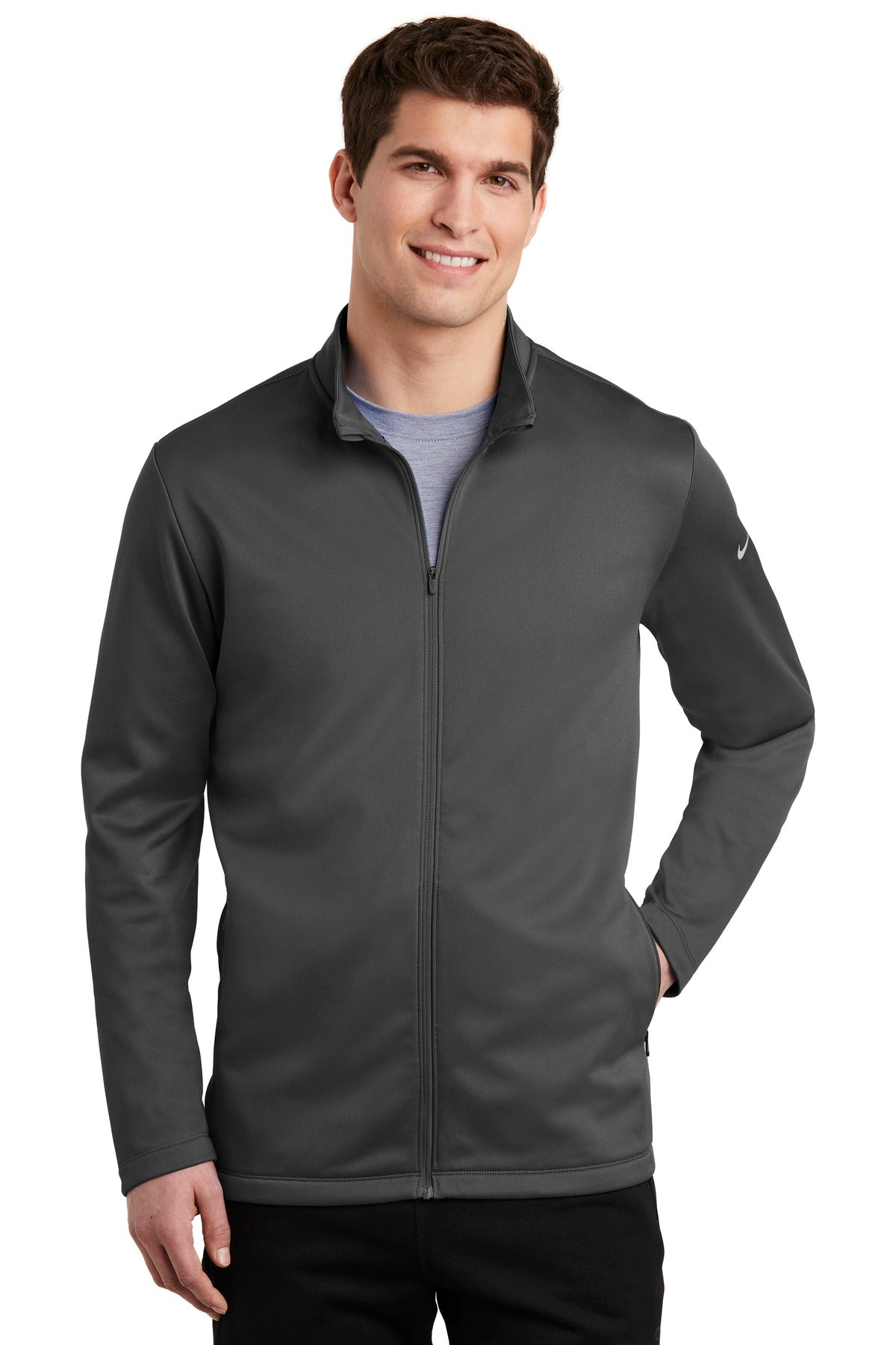 Nike Men's Therma-FIT Full-Zip Fleece. NKAH6418 Corporate Apparel Sweatshirts & Fleece