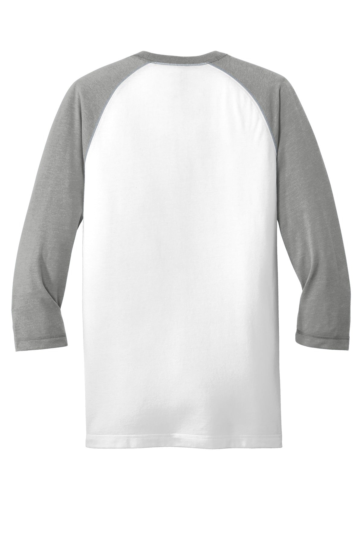 New Era Men's Sueded Cotton Blend 3/4-Sleeve Baseball Raglan Tee. NEA121 Corporate Apparel Shirts & Tops