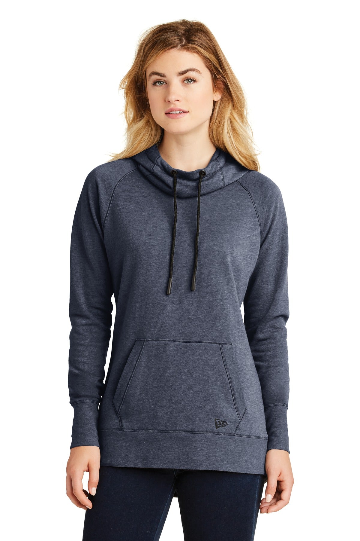 New Era Women's Tri-Blend Fleece Pullover Hoodie. LNEA510 Corporate Apparel Sweatshirts & Fleece