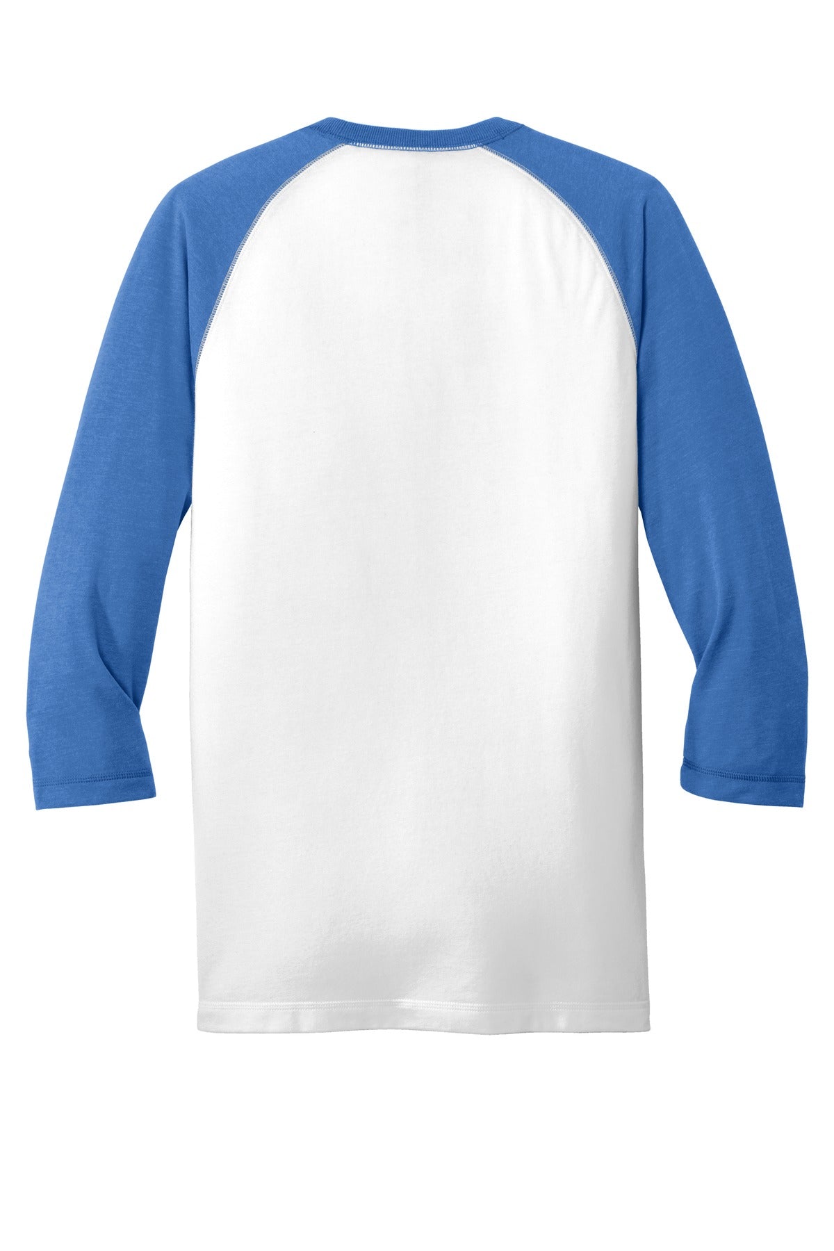 New Era Men's Sueded Cotton Blend 3/4-Sleeve Baseball Raglan Tee. NEA121 Corporate Apparel Shirts & Tops