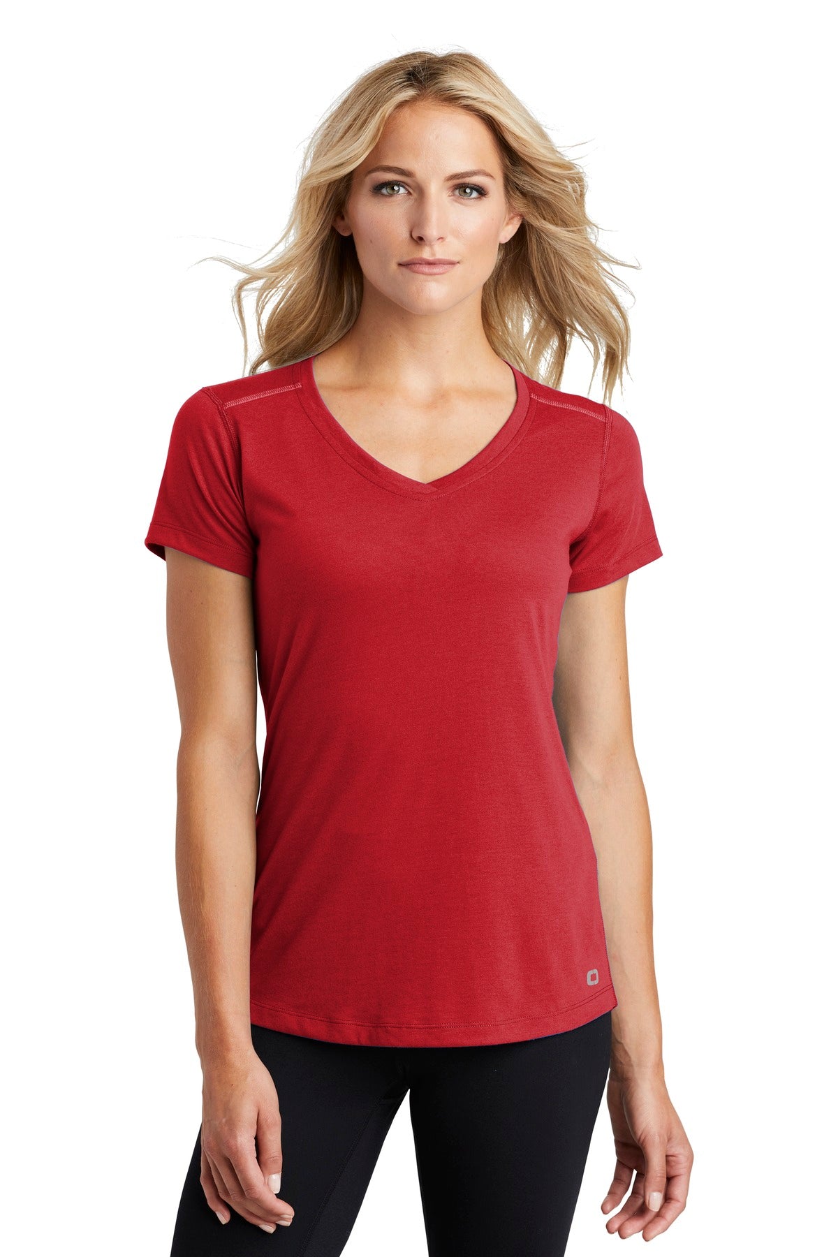 OGIO ENDURANCE Women's Peak V-Neck Tee. LOE337 Corporate Apparel Shirts & Tops