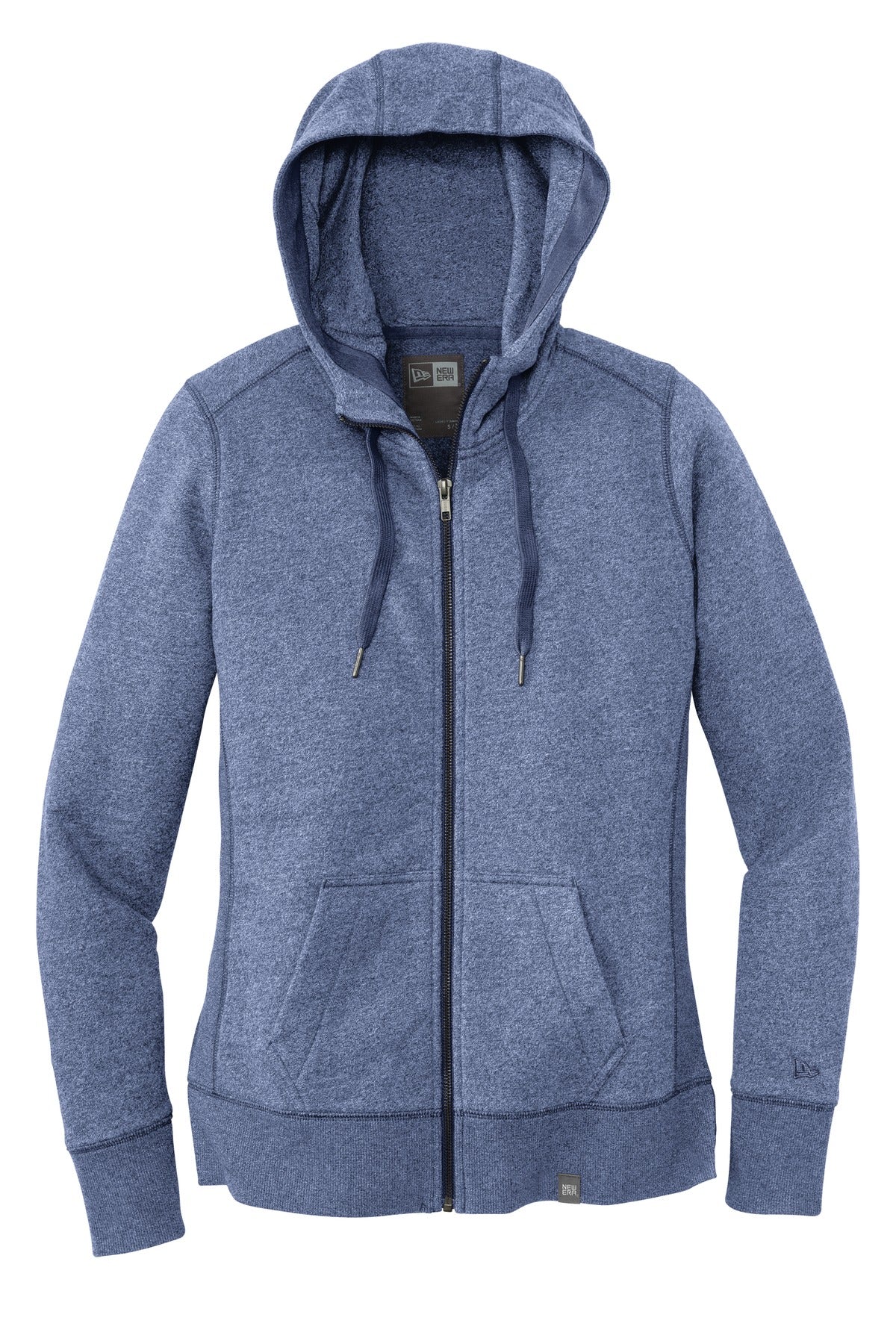 New Era Women's French Terry Full-Zip Hoodie. LNEA502 Corporate Apparel Sweatshirts & Fleece