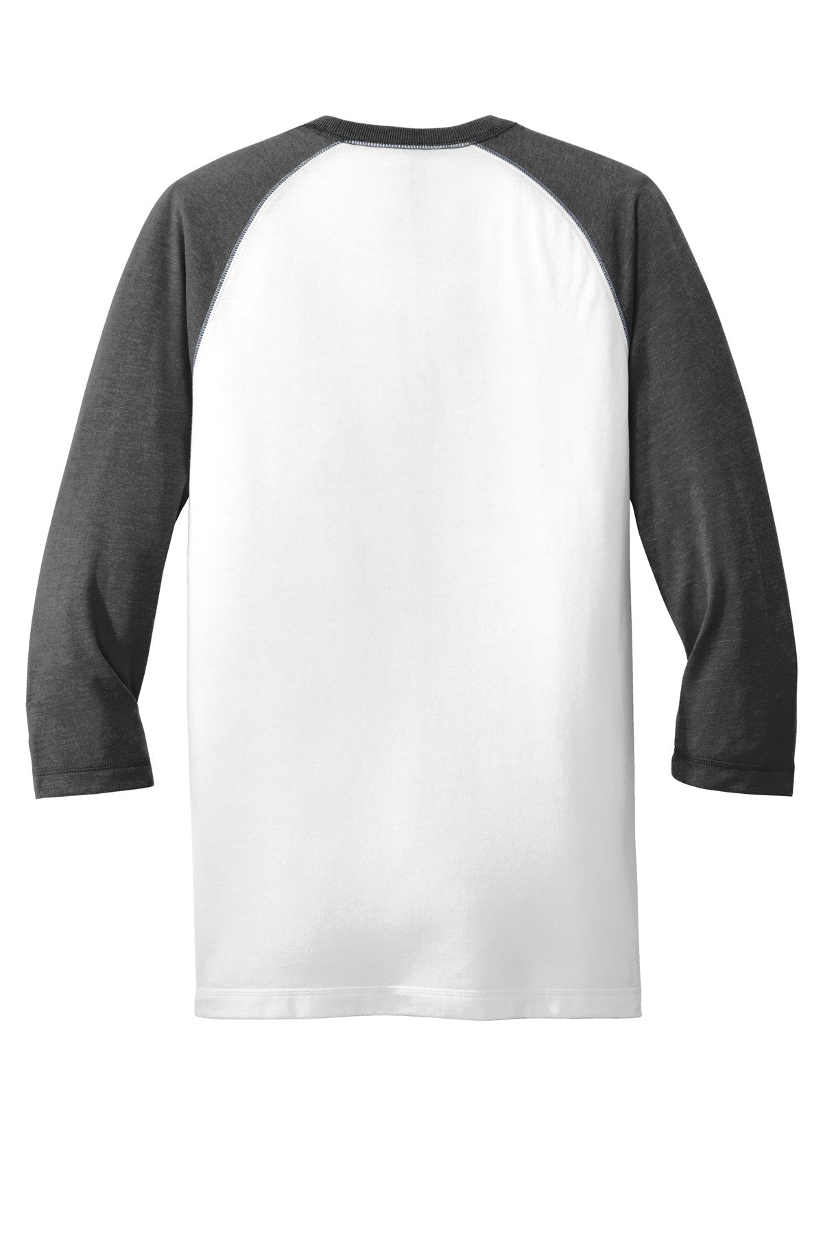 New Era Men's Sueded Cotton Blend 3/4-Sleeve Baseball Raglan Tee. NEA121 Corporate Apparel Shirts & Tops