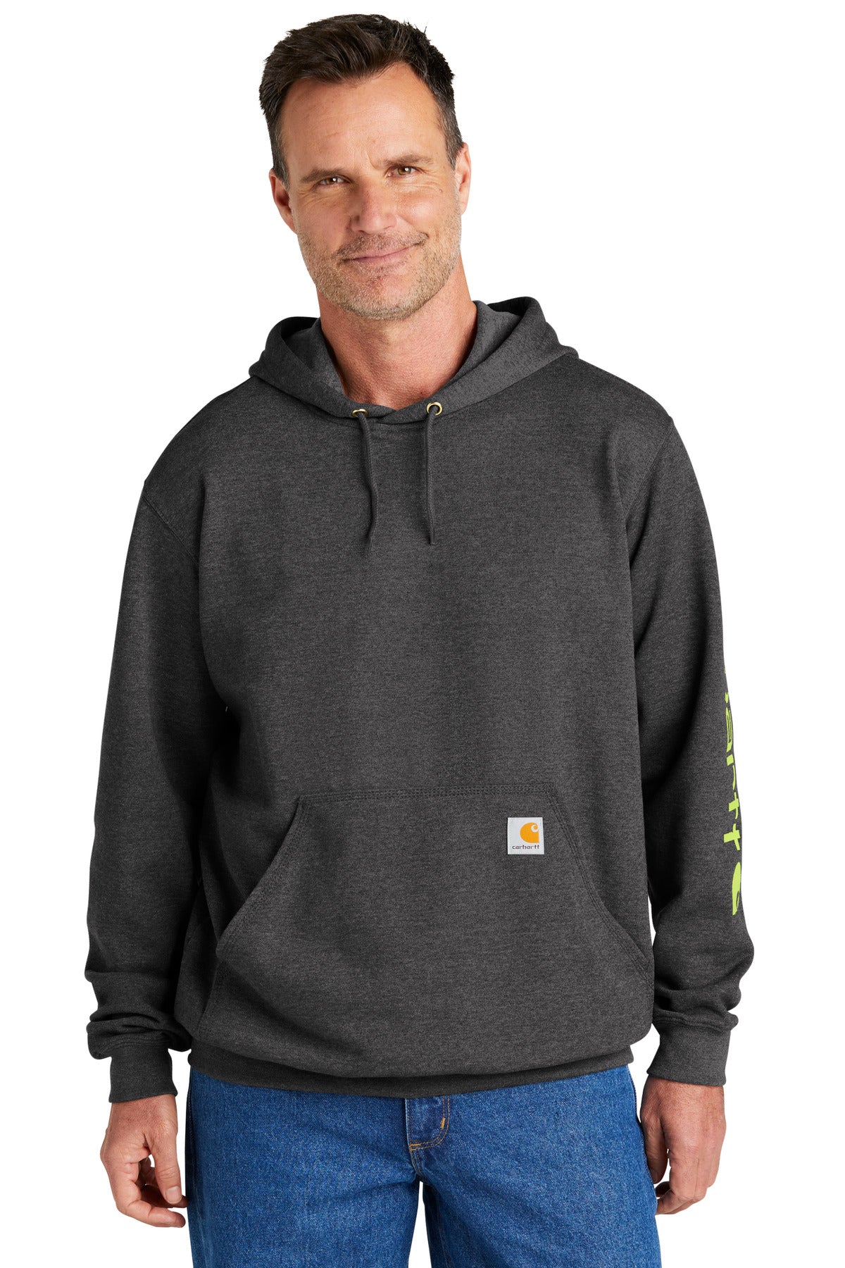 Carhartt Men's Midweight Hooded Logo Sweatshirt CTK288 Corporate Apparel Sweatshirts & Fleece