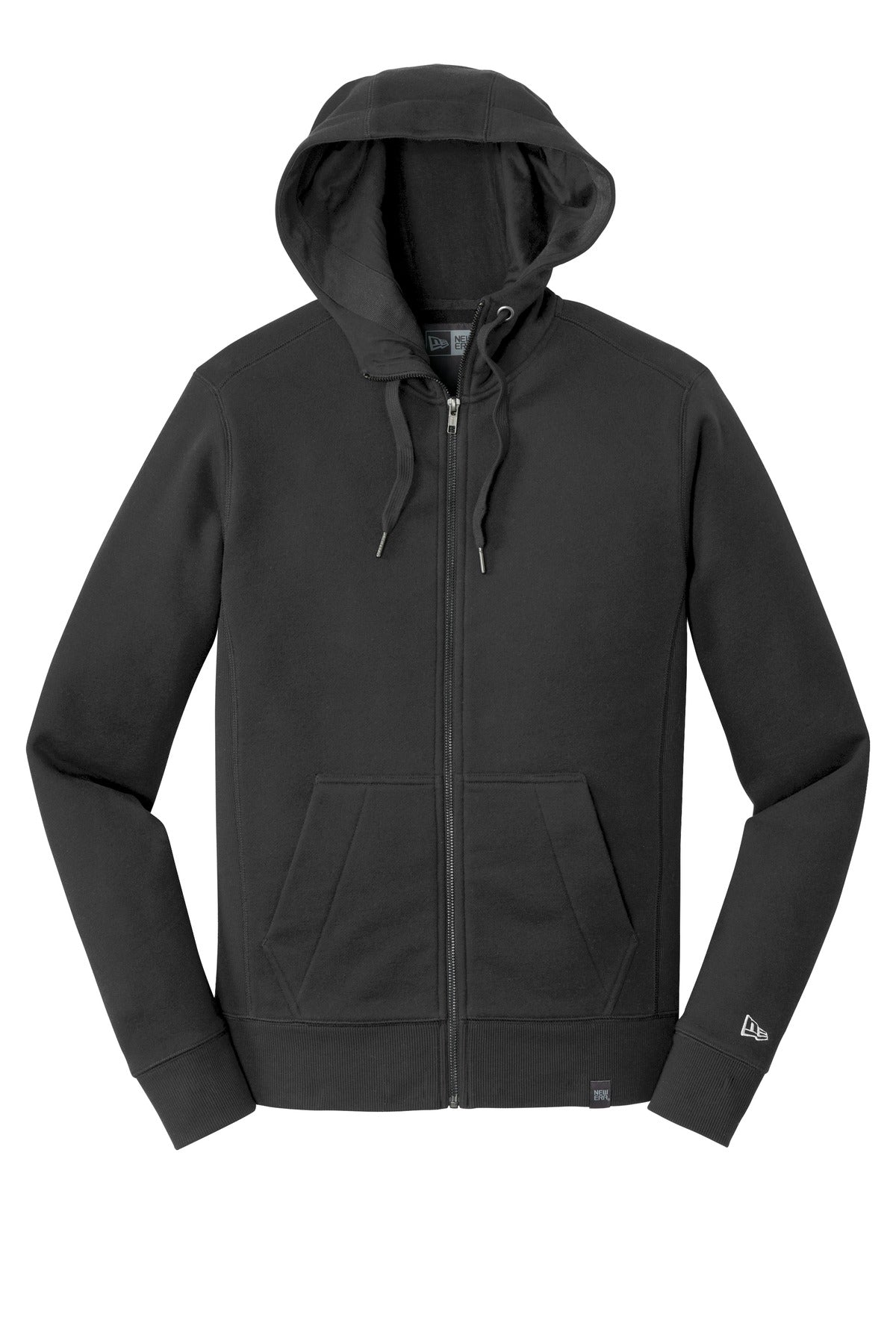 New Era Men's French Terry Full-Zip Hoodie. NEA502 Corporate Apparel Sweatshirts & Fleece