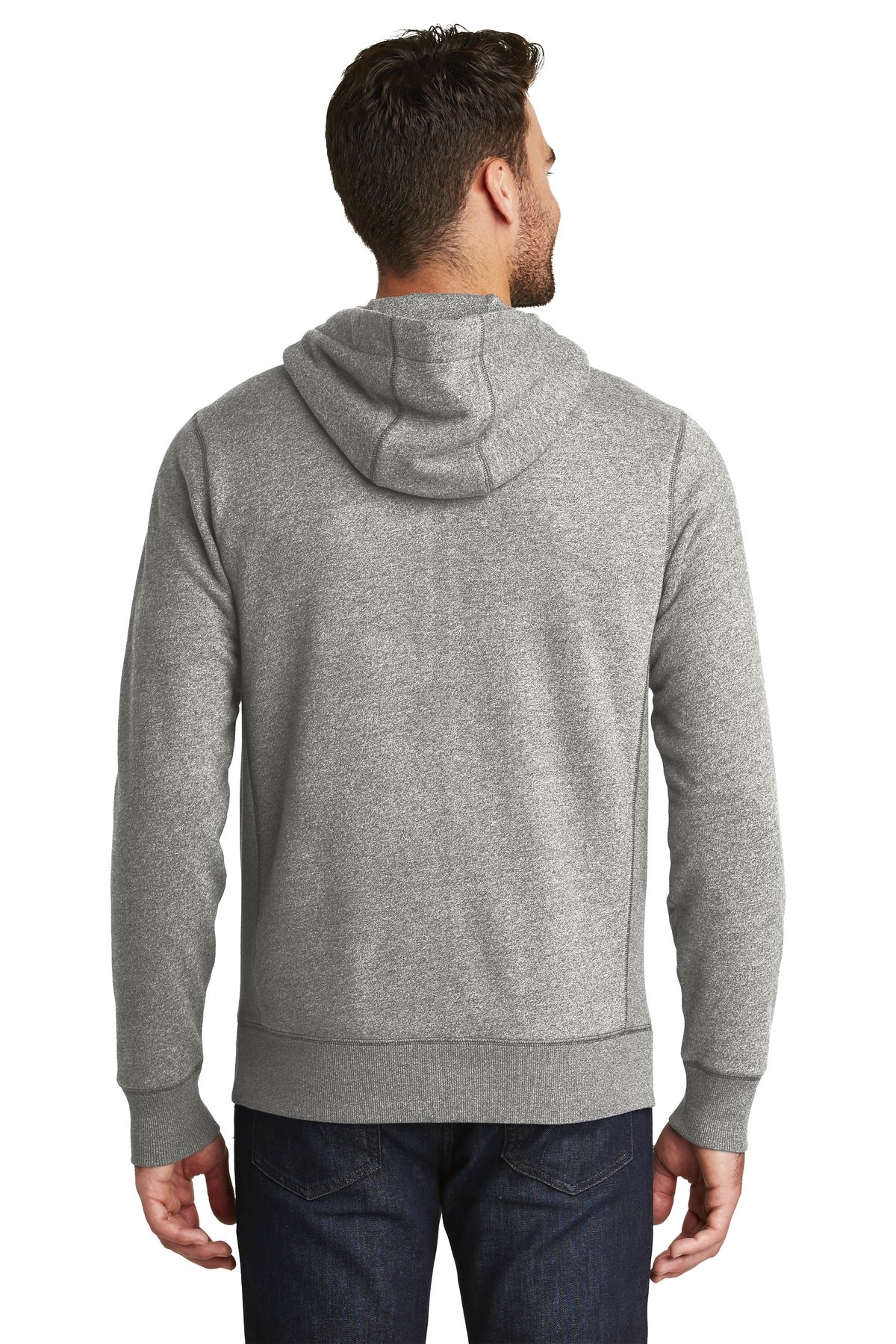 New Era Men's French Terry Full-Zip Hoodie. NEA502 Corporate Apparel Sweatshirts & Fleece