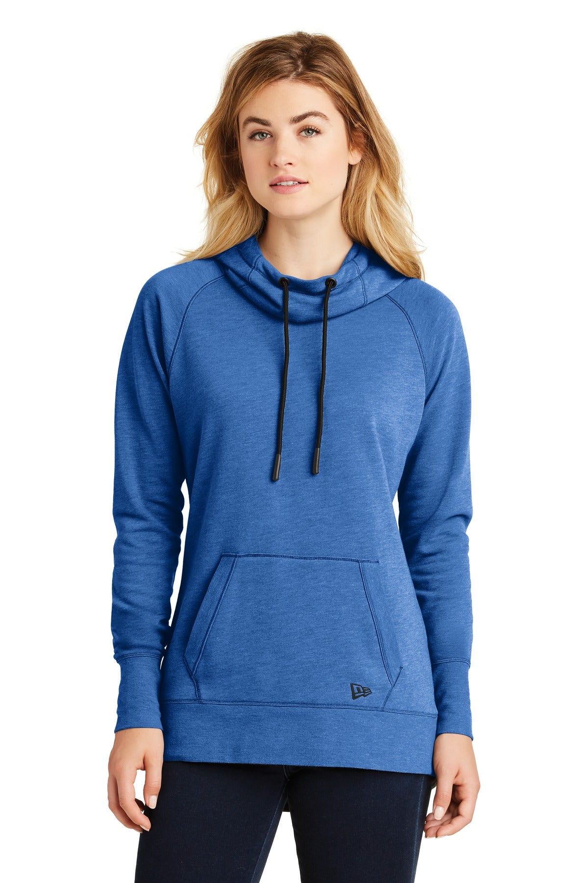 New Era Women's Tri-Blend Fleece Pullover Hoodie. LNEA510 Corporate Apparel Sweatshirts & Fleece