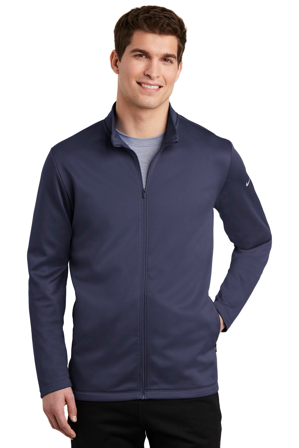 Nike Men's Therma-FIT Full-Zip Fleece. NKAH6418 Corporate Apparel Sweatshirts & Fleece
