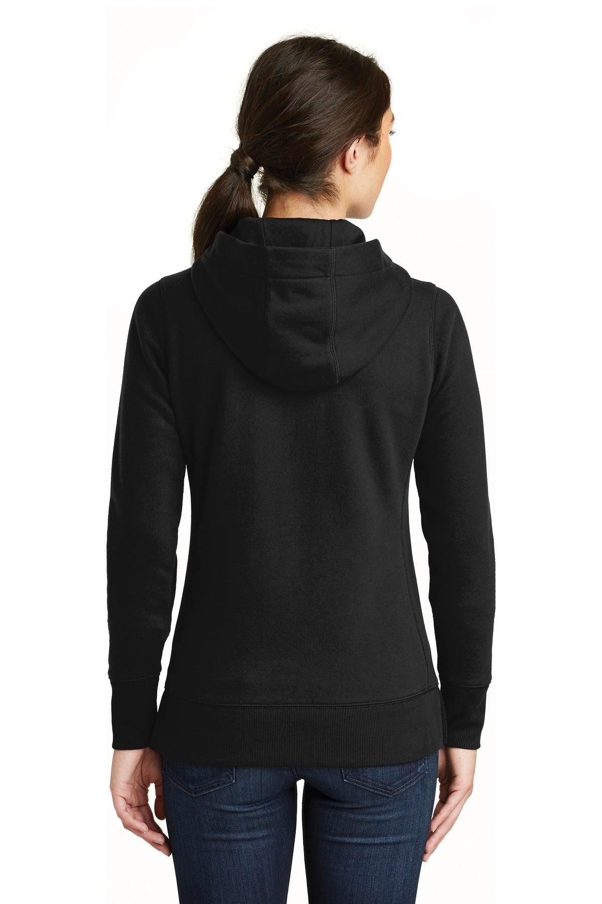 New Era Women's French Terry Full-Zip Hoodie. LNEA502 Corporate Apparel Sweatshirts & Fleece