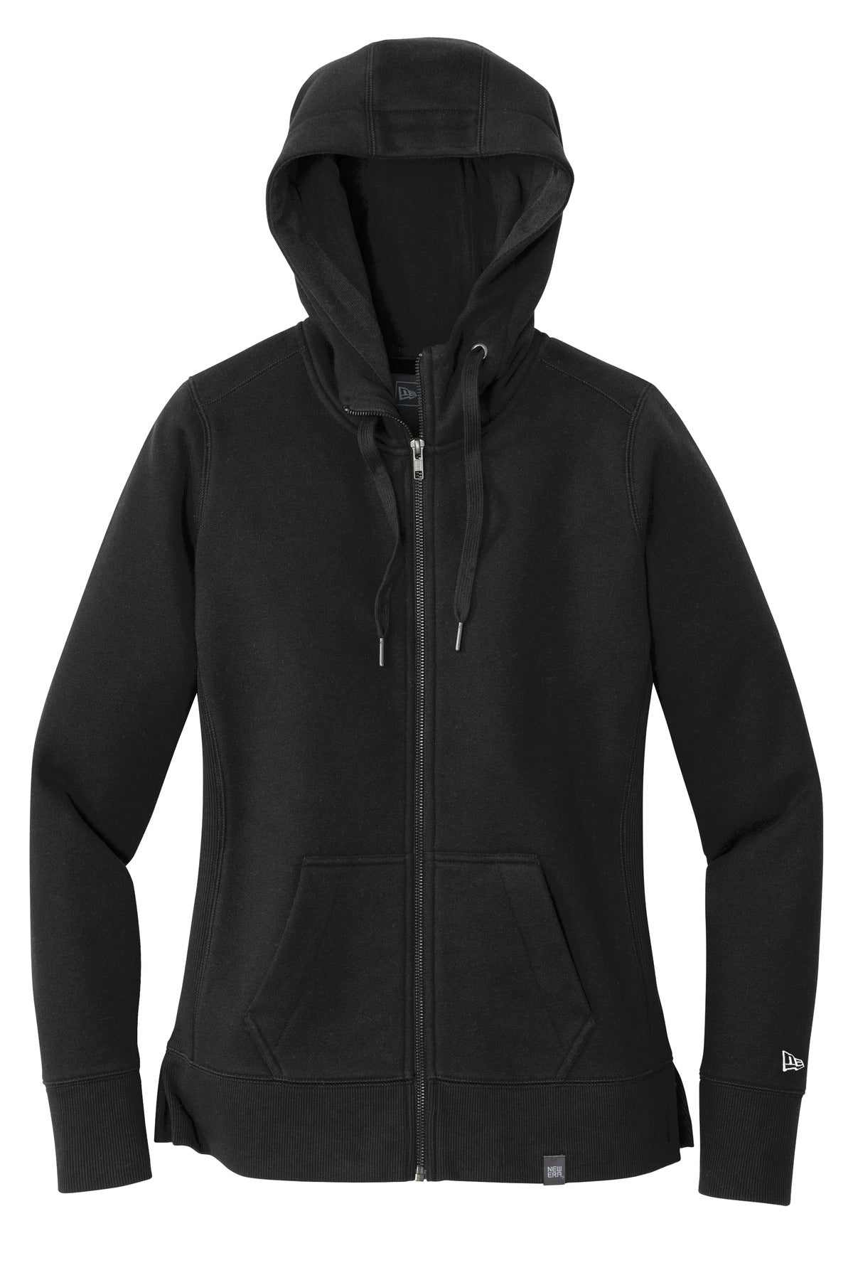 New Era Women's French Terry Full-Zip Hoodie. LNEA502 Corporate Apparel Sweatshirts & Fleece