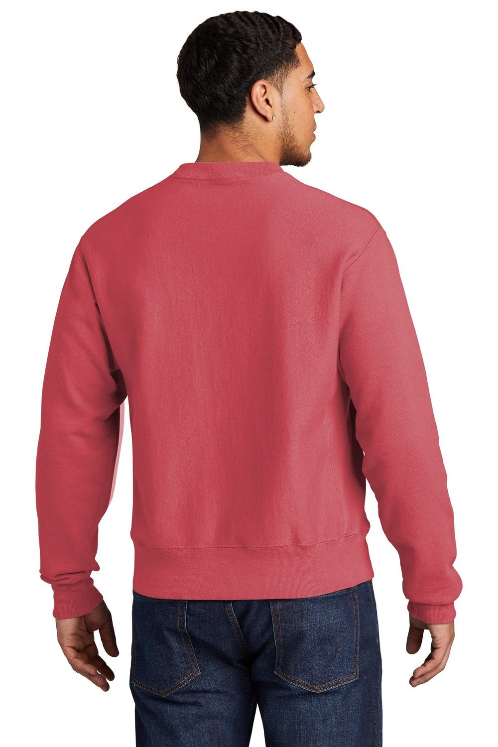 Champion Men's Reverse Weave Garment-Dyed Crewneck Sweatshirt GDS149 Mens Apparel Sweatshirts & Fleece