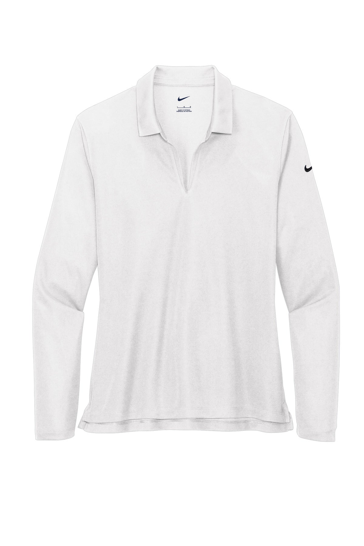 Nike Women's Dri-FIT Micro Pique 2.0 Long Sleeve Polo. NKDC2105 Corporate Apparel Shirts & Tops