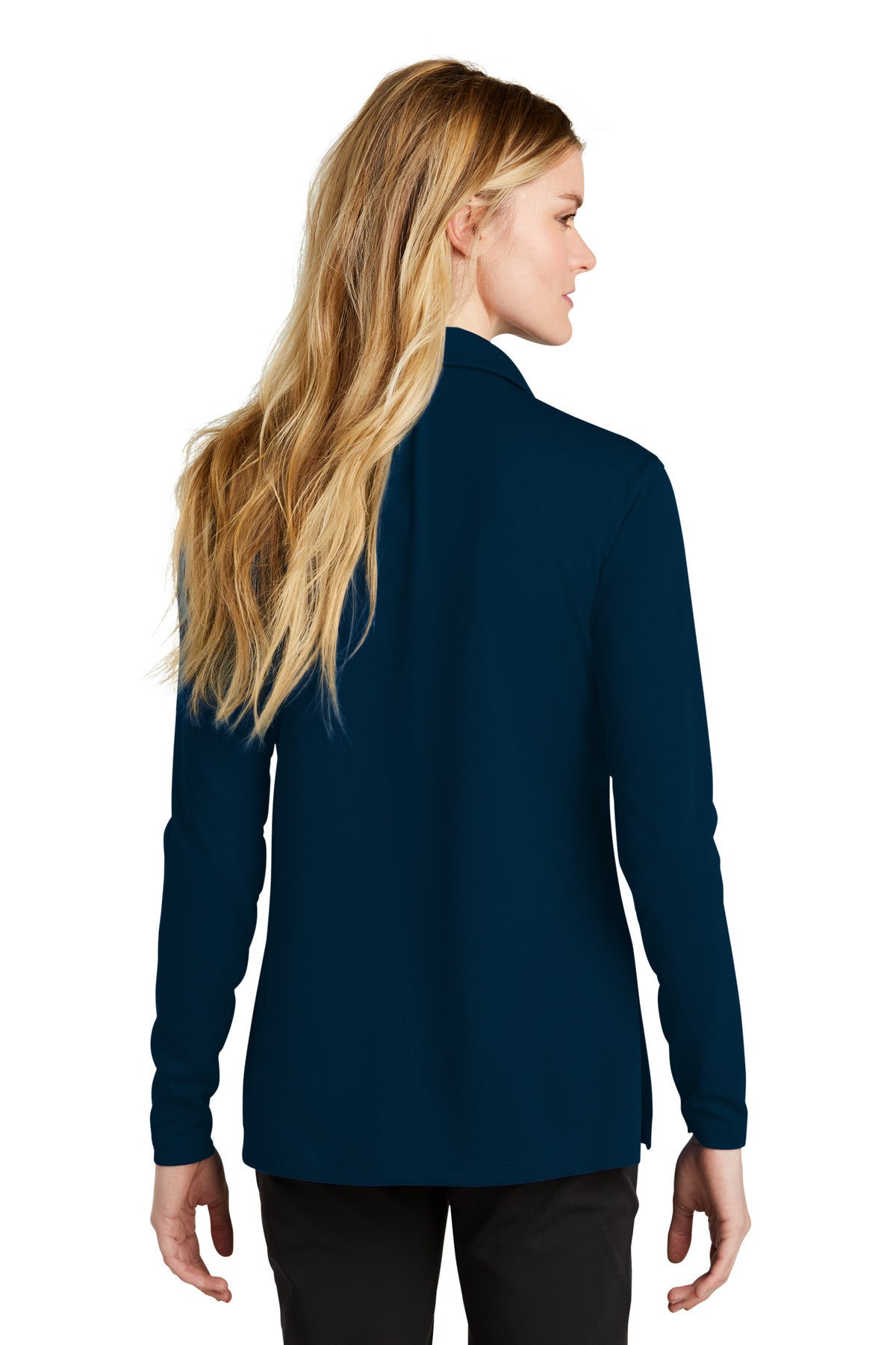 Nike Women's Dri-FIT Micro Pique 2.0 Long Sleeve Polo. NKDC2105 Corporate Apparel Shirts & Tops