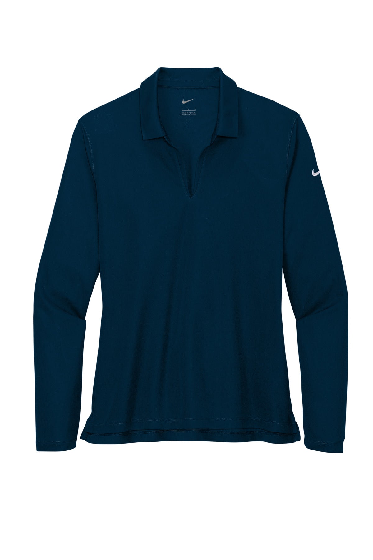 Nike Women's Dri-FIT Micro Pique 2.0 Long Sleeve Polo. NKDC2105 Corporate Apparel Shirts & Tops