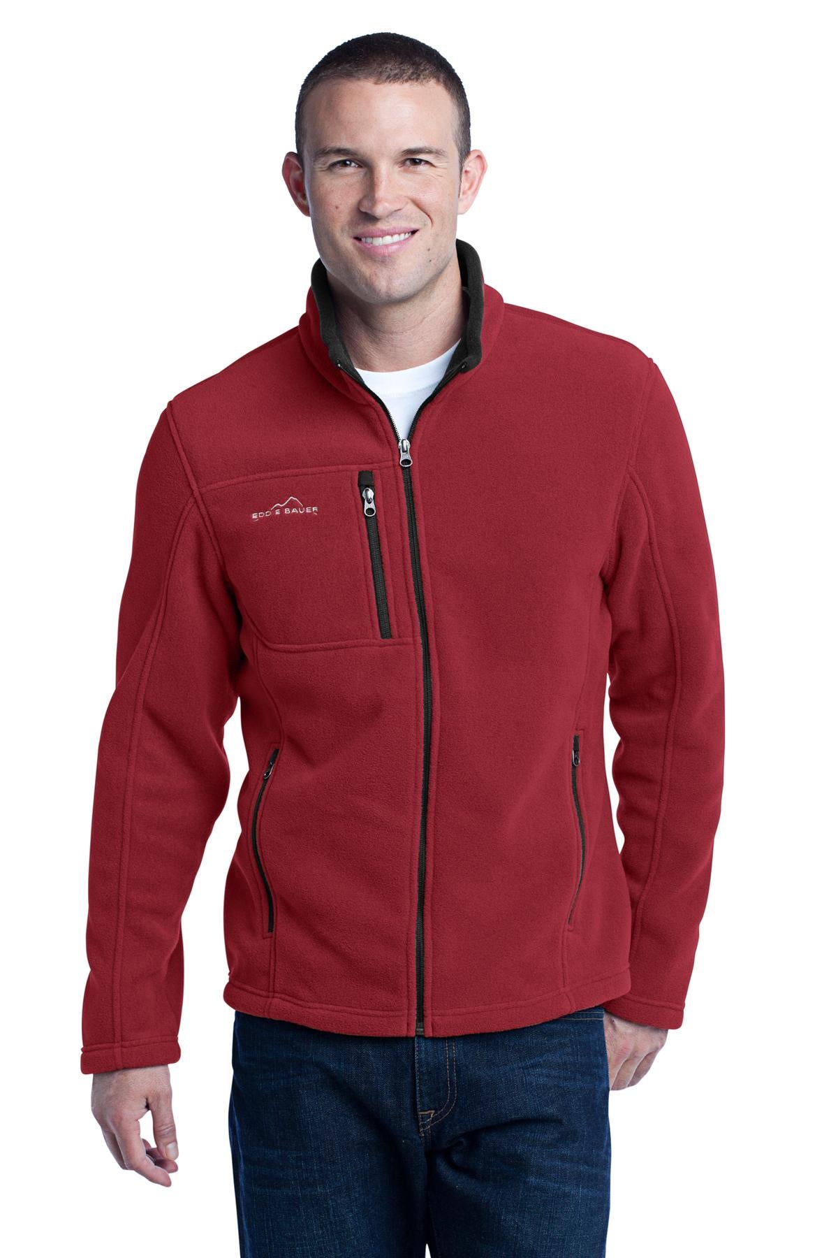 Eddie Bauer Men's Full-Zip Fleece Jacket. EB200 Corporate Apparel Jackets & Vests