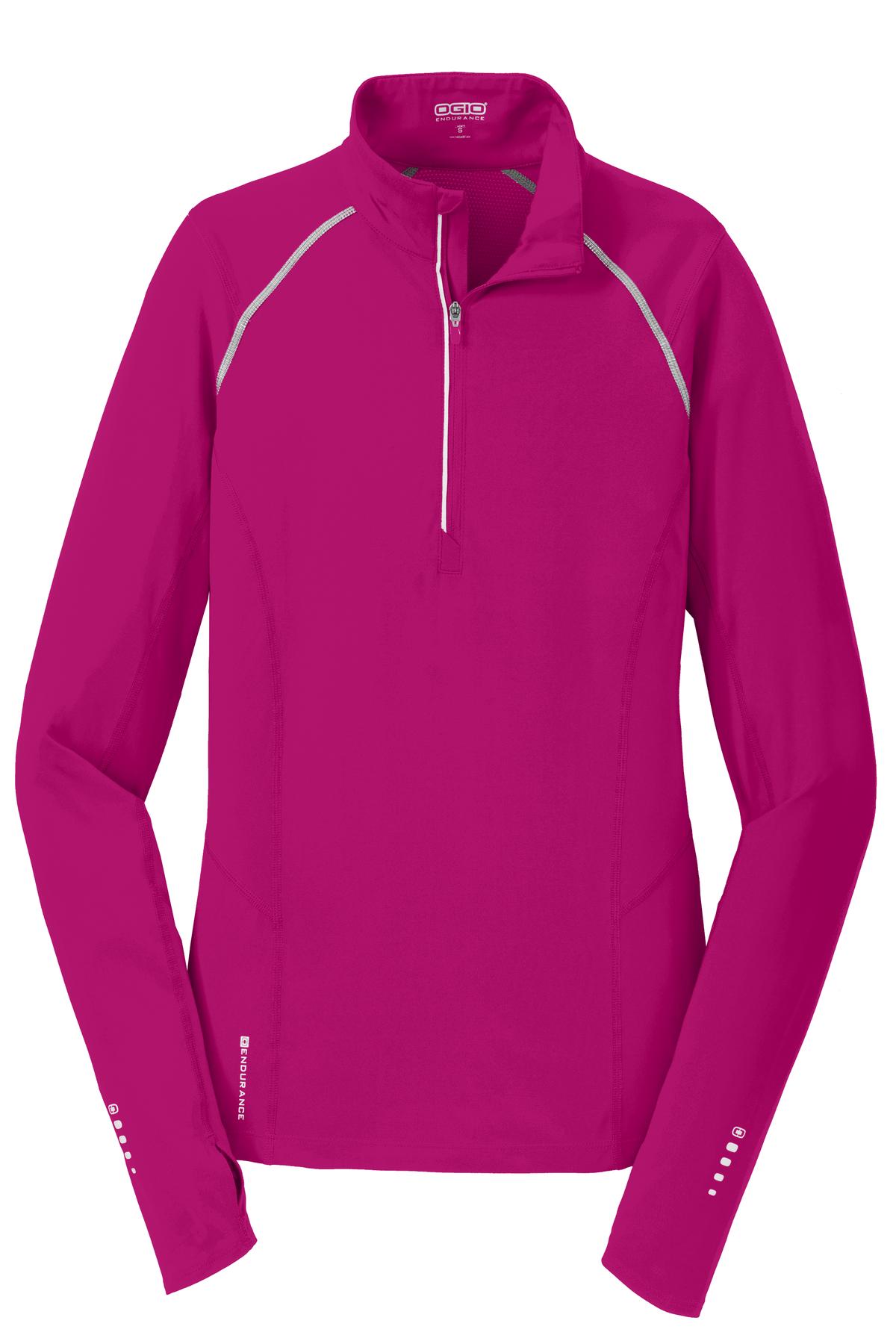OGIO ENDURANCE Women's Nexus 1/4-Zip Pullover. LOE335 Corporate Apparel Sweatshirts & Fleece