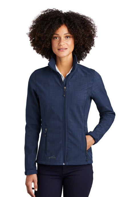 Eddie Bauer Women's Shaded Crosshatch Soft Shell Jacket. EB533 Corporate Apparel Jackets & Vests