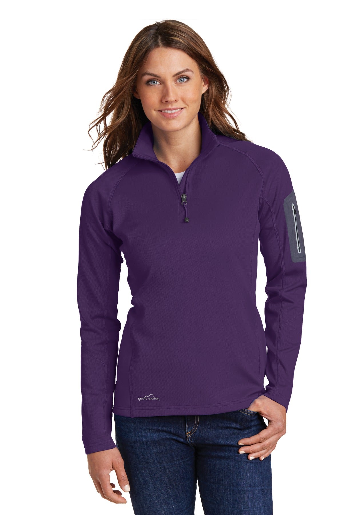 Eddie Bauer Women's 1/2-Zip Performance Fleece. EB235 Corporate Apparel Sweatshirts & Fleece