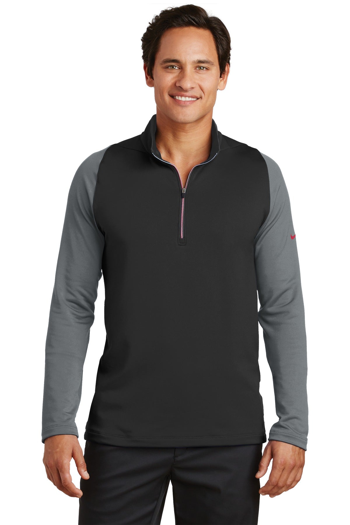 Nike Men's Dri-FIT Stretch 1/2 Zip Cover-Up. 779795 Corporate Apparel Sweatshirts & Fleece