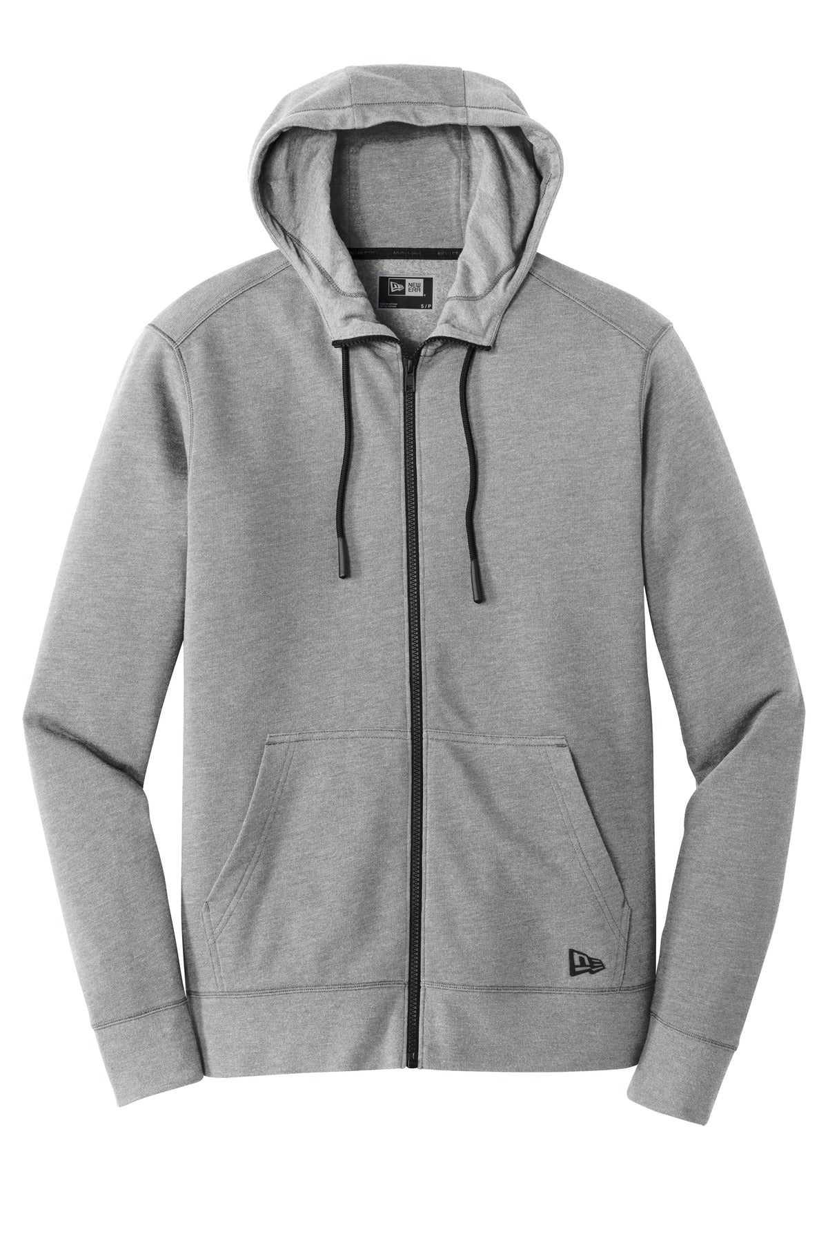 New Era Men's Tri-Blend Fleece Full-Zip Hoodie. NEA511 Corporate Apparel Sweatshirts & Fleece