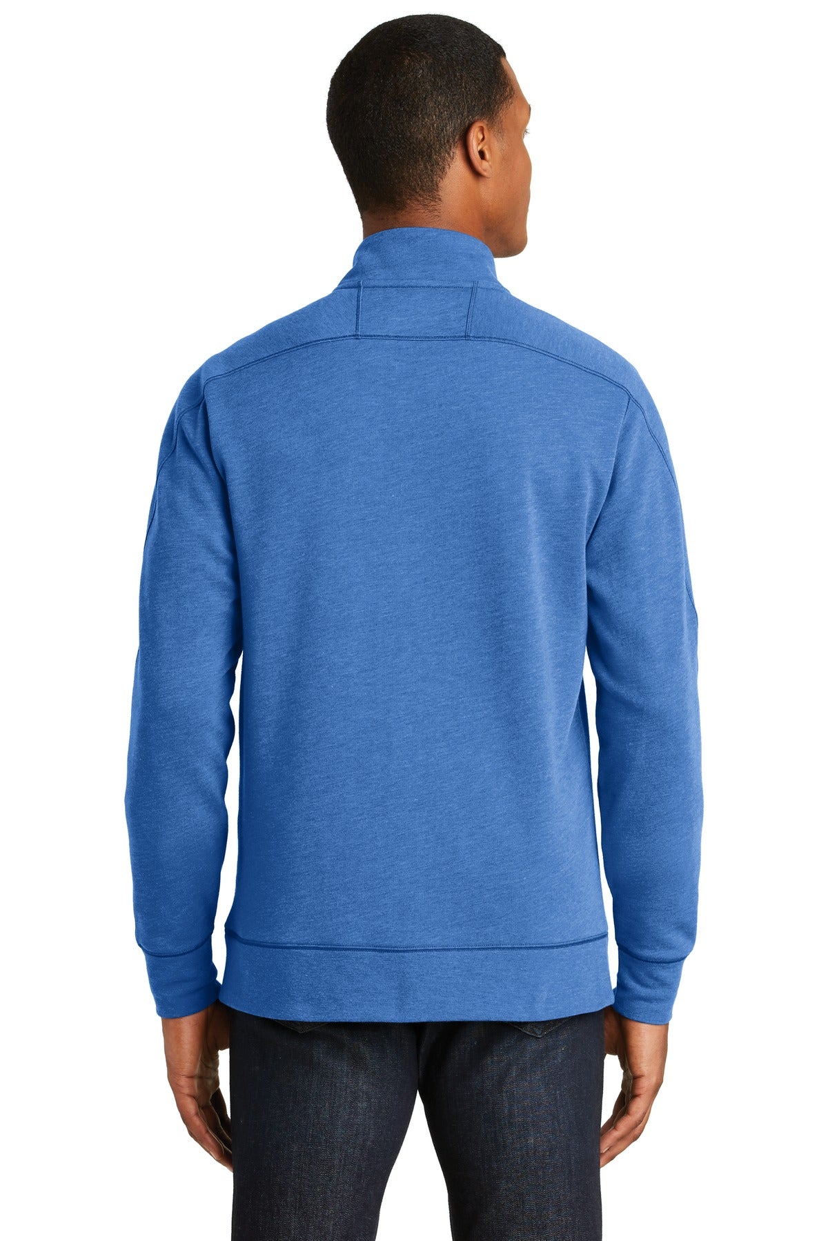 New Era Men's Tri-Blend Fleece 1/4-Zip Pullover. NEA512 Corporate Apparel Sweatshirts & Fleece