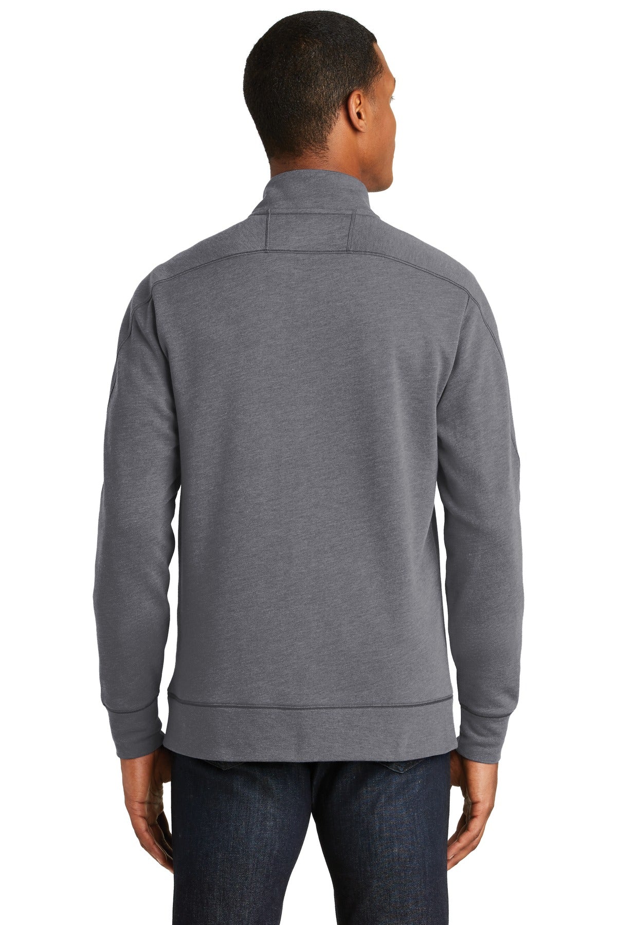 New Era Men's Tri-Blend Fleece 1/4-Zip Pullover. NEA512 Corporate Apparel Sweatshirts & Fleece